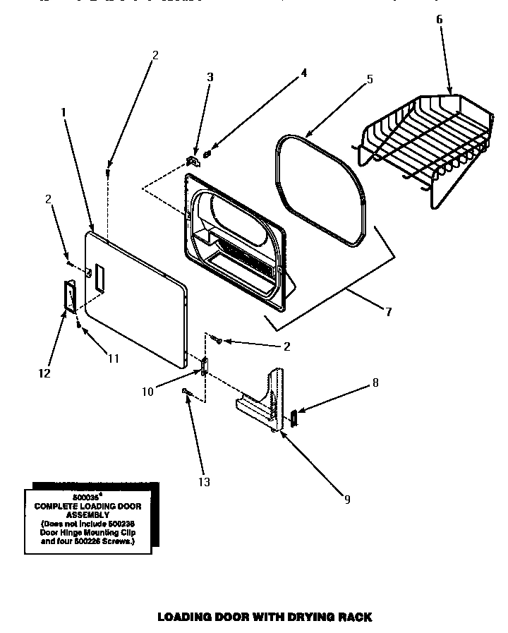 08 - LOADING DOOR WITH DRYING RACK