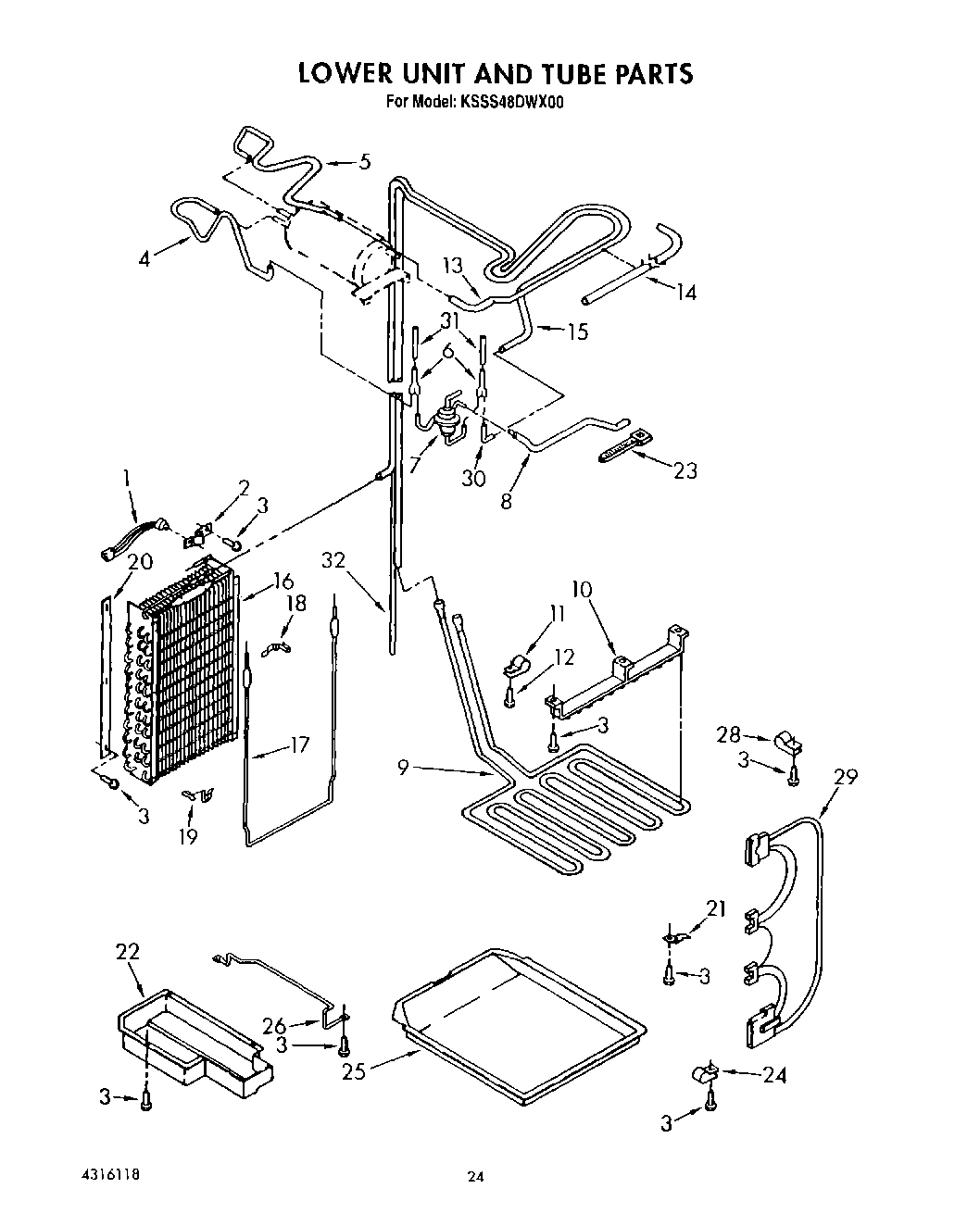 15 - LOWER UNIT AND TUBE