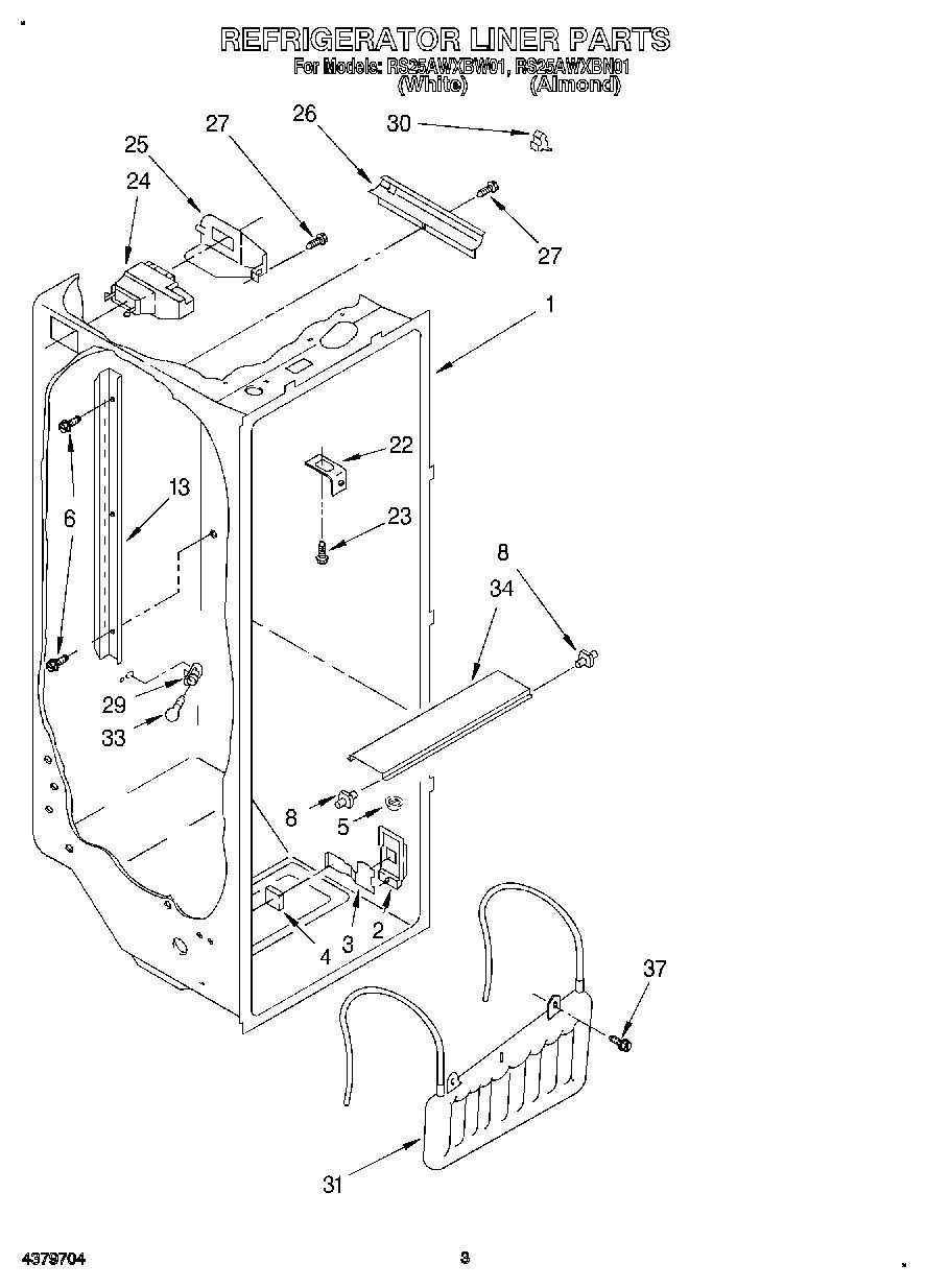 02 - REFRIGERATOR LINER
