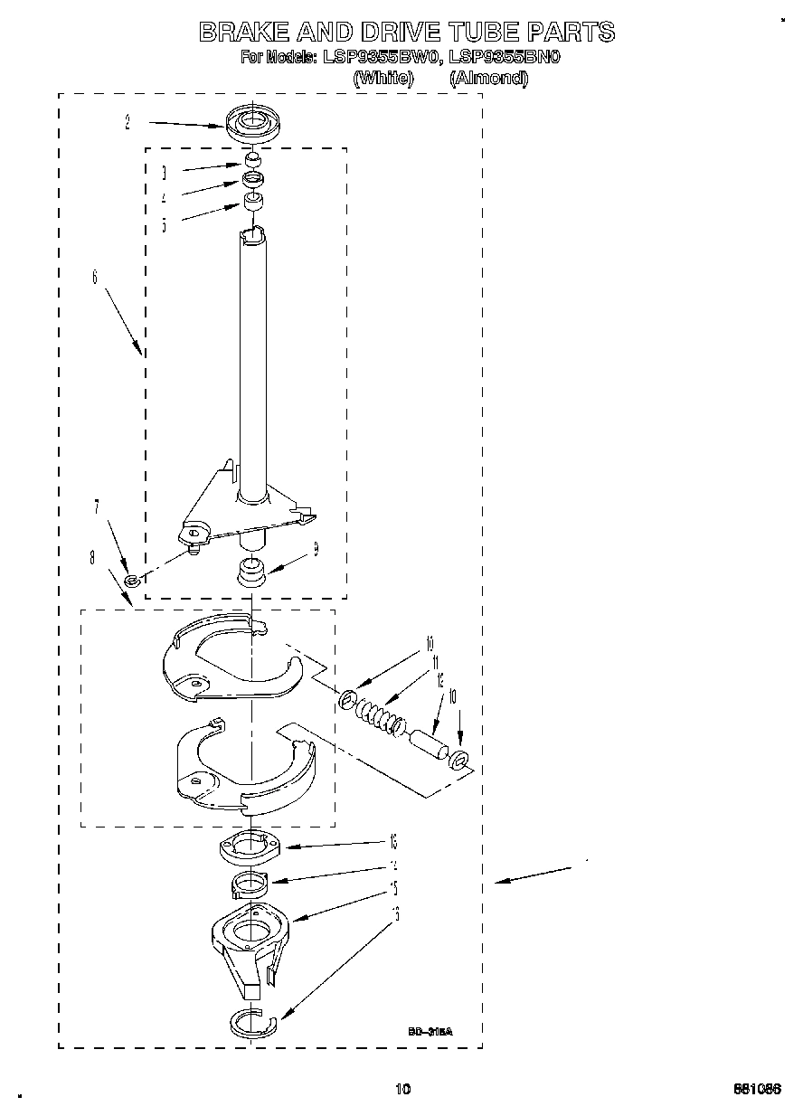 09 - BRAKE AND DRIVE TUBE
