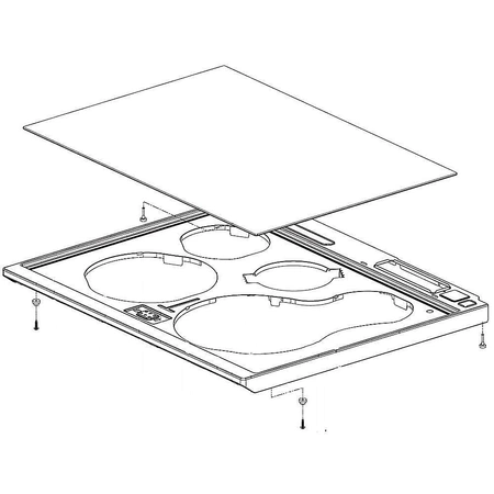 AGU75049015 LG Upper Plate Assembly