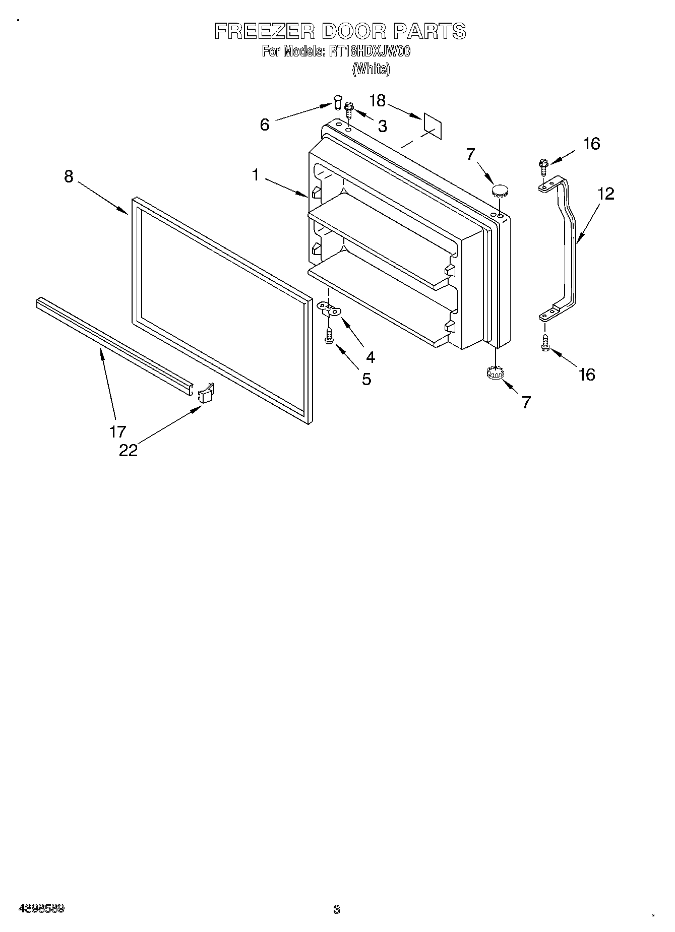 02 - FREEZER DOOR