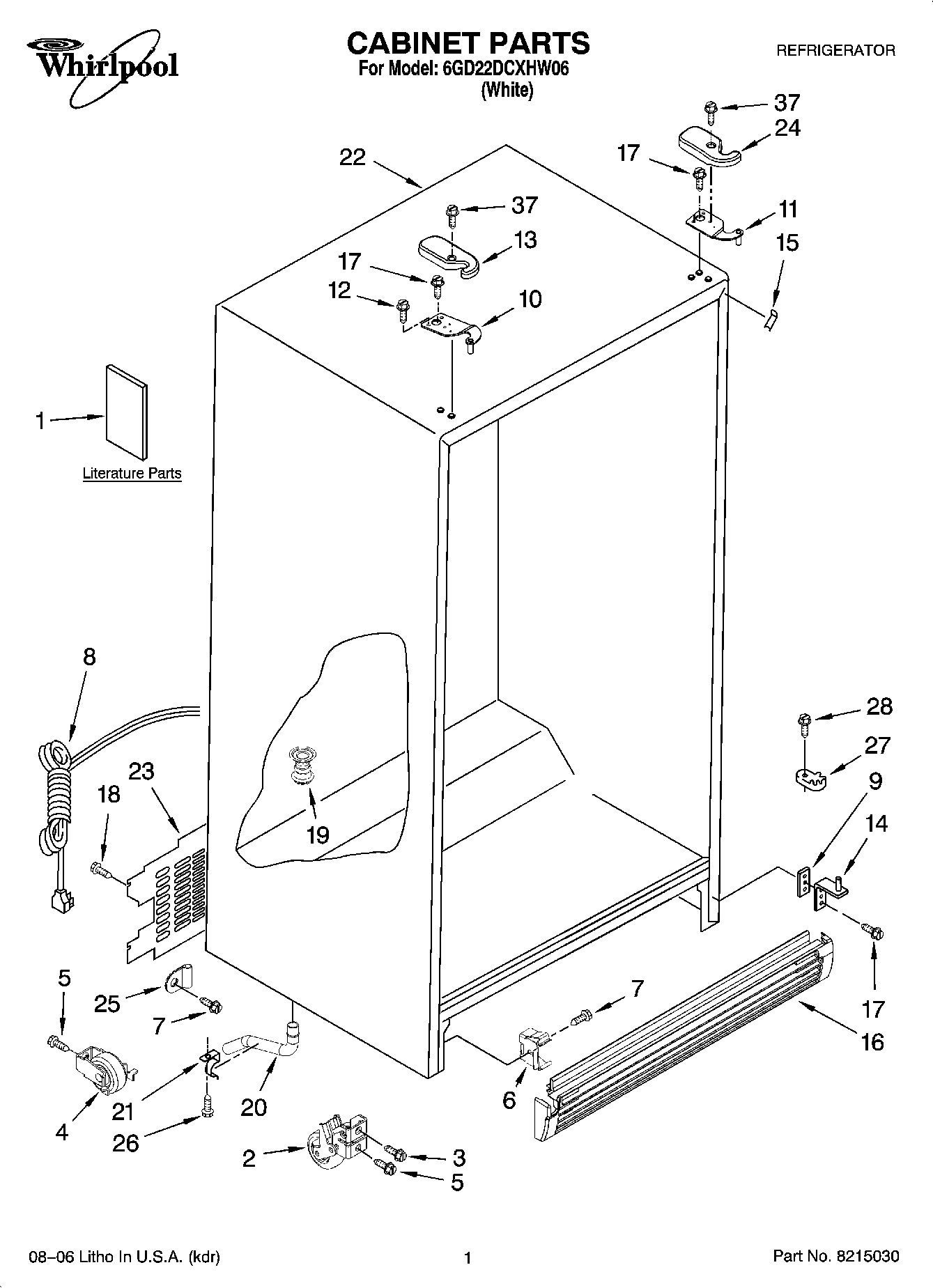 01 - CABINET PARTS