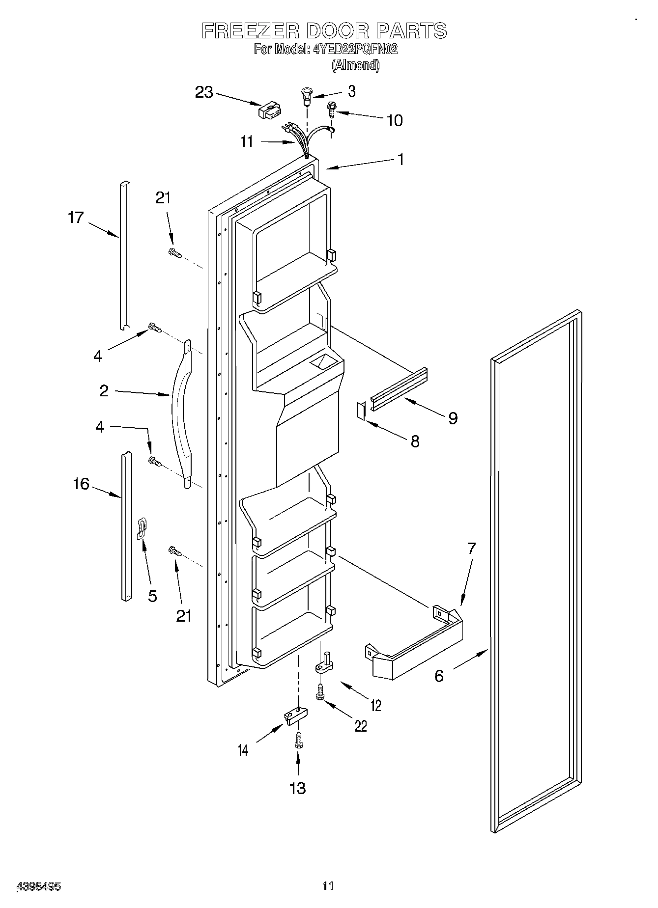 08 - FREEZER DOOR
