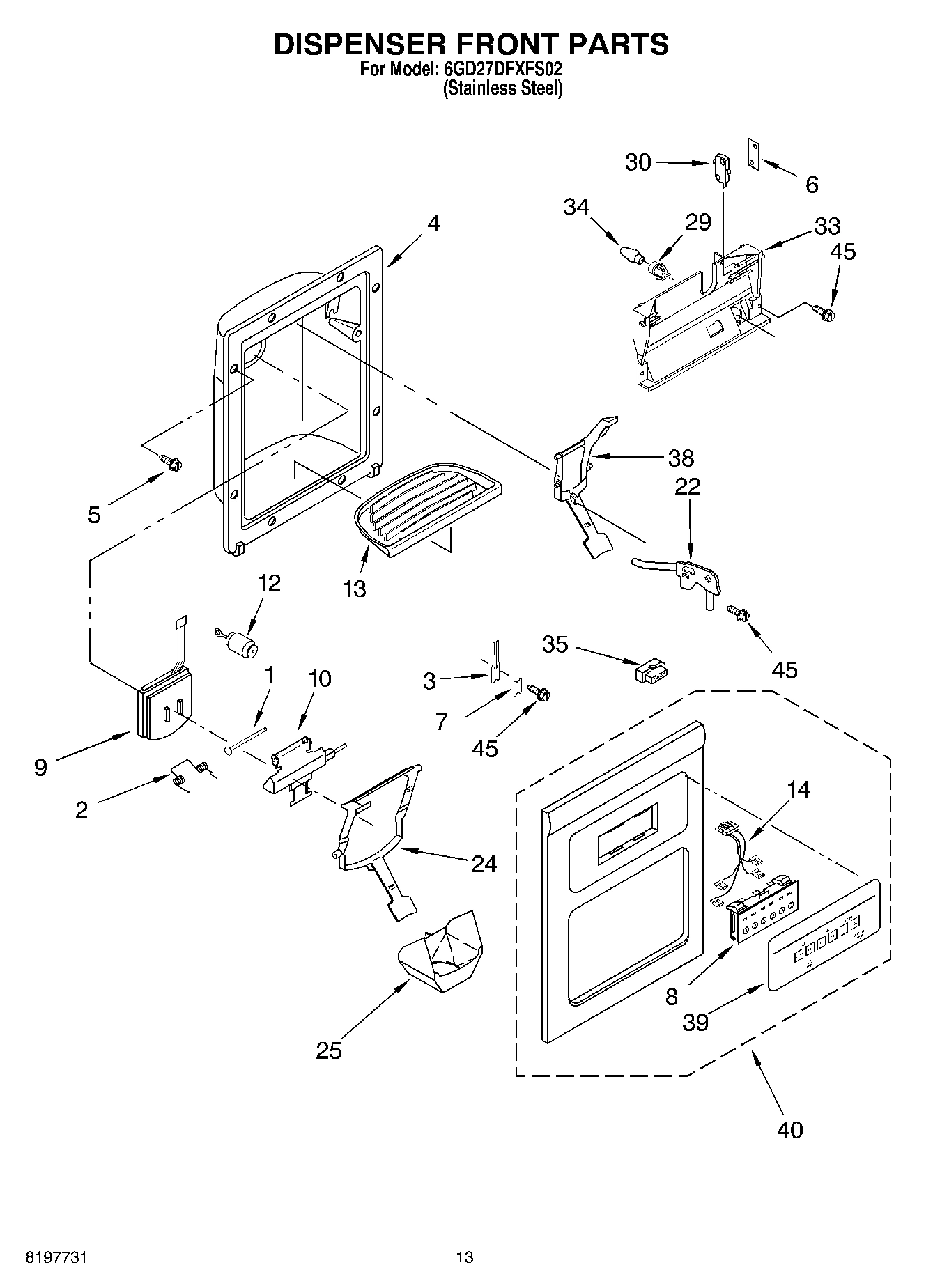08 - DISPENSER FRONT