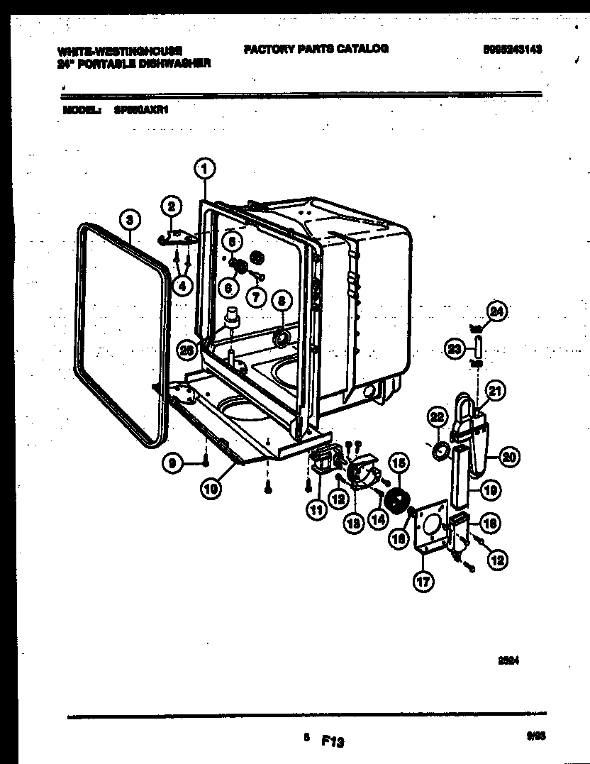 05 - TUB AND FRAME PARTS