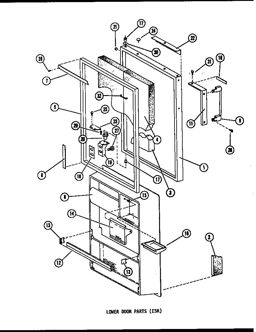 06 - LOWER DOOR PARTS