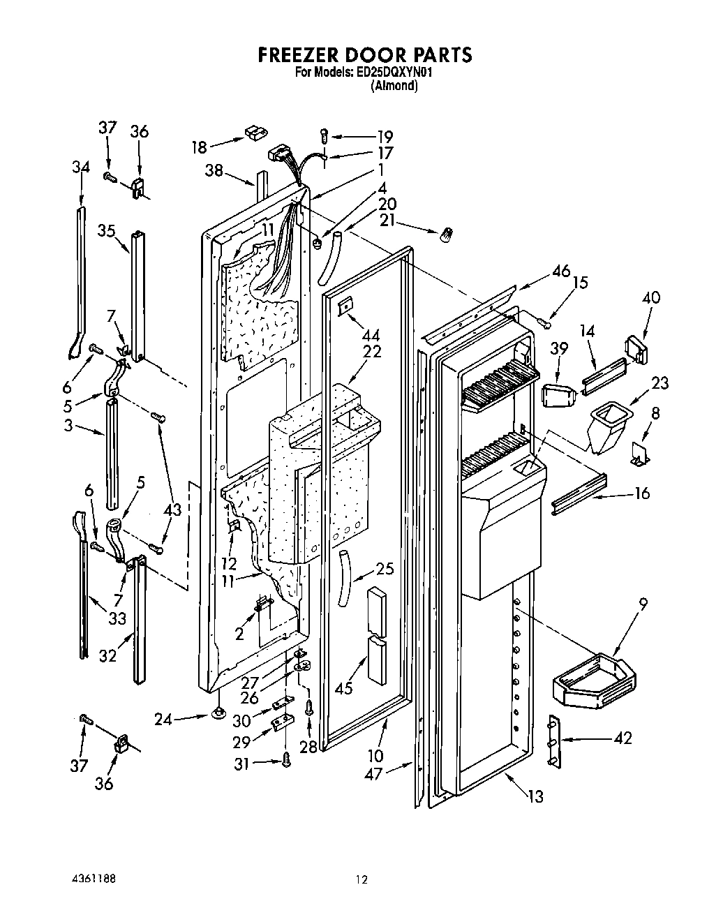 08 - FREEZER DOOR