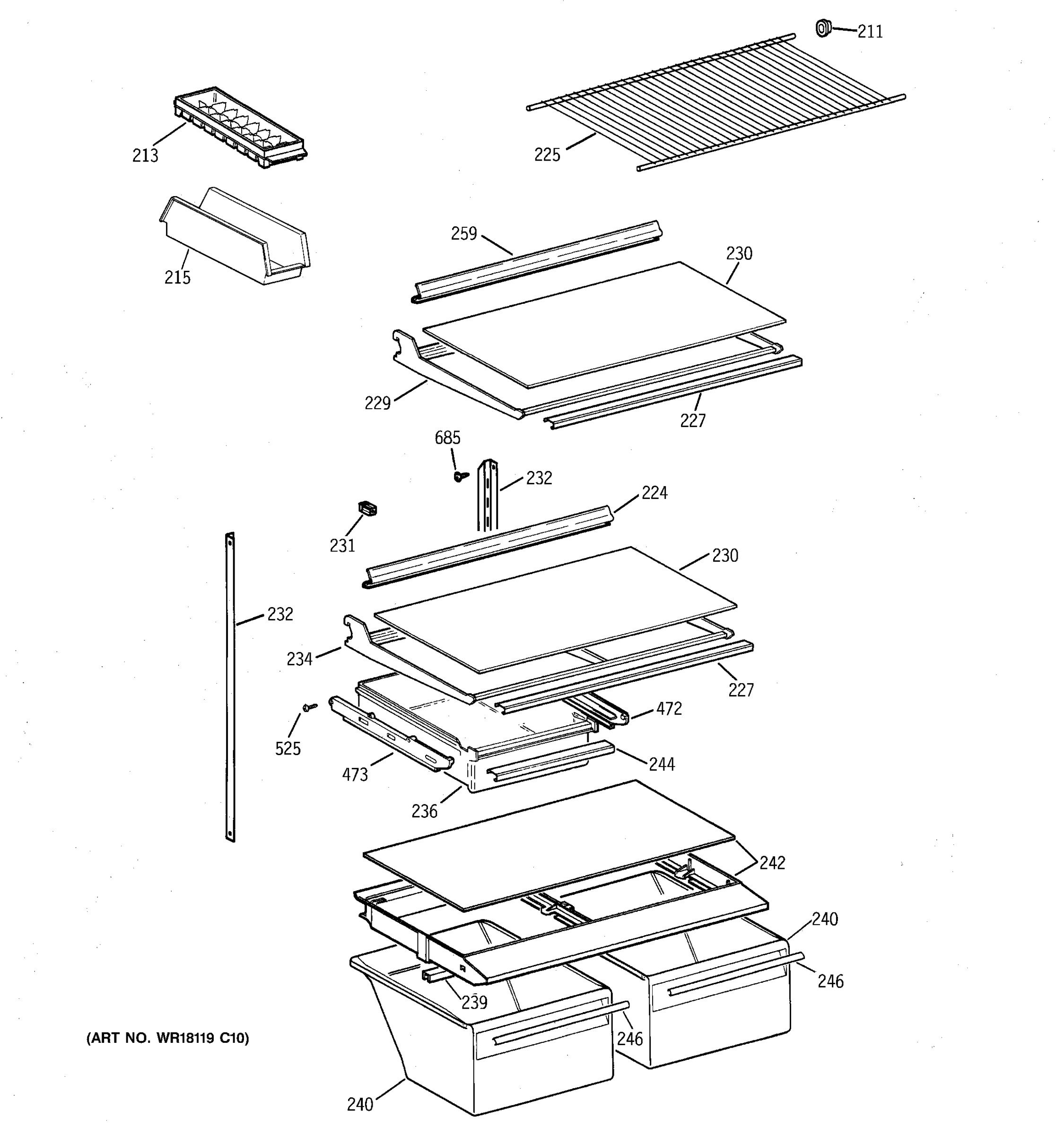 SHELVES & DRAWERS