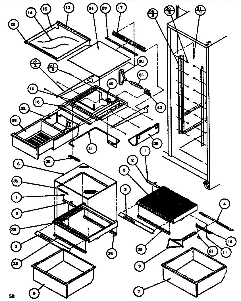 13 - SHELVING & DRAWERS (REF)