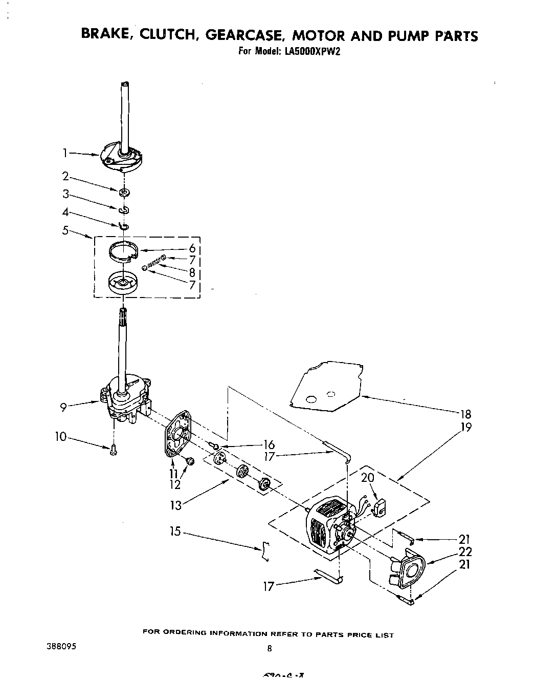 06 - BRAKE, CLUTCH, GEARCASE, MOTOR AND PUMP