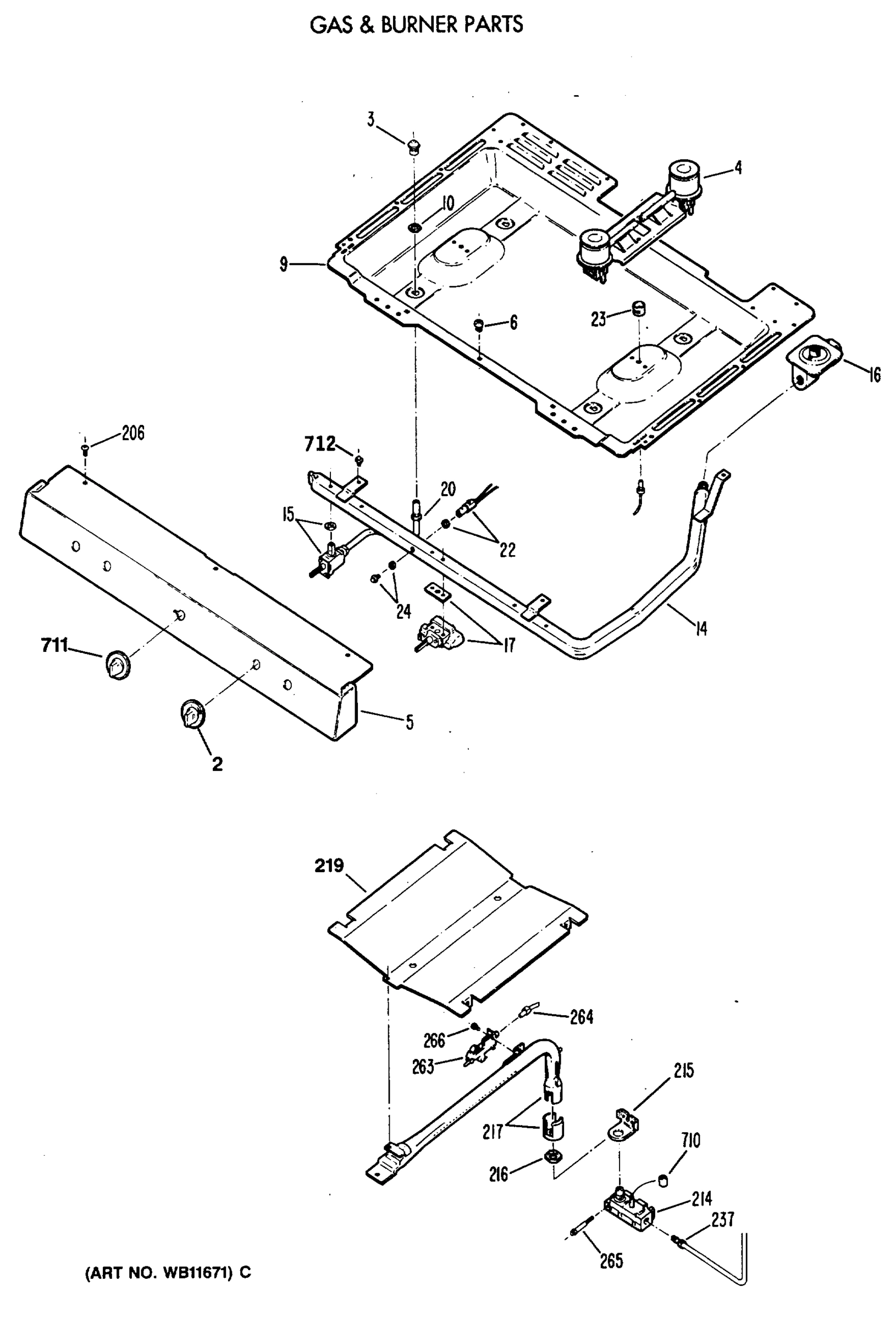 GAS & BURNER PARTS