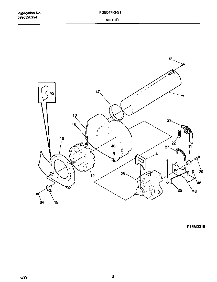 05 - P16M0019 MOTOR,BLOWER