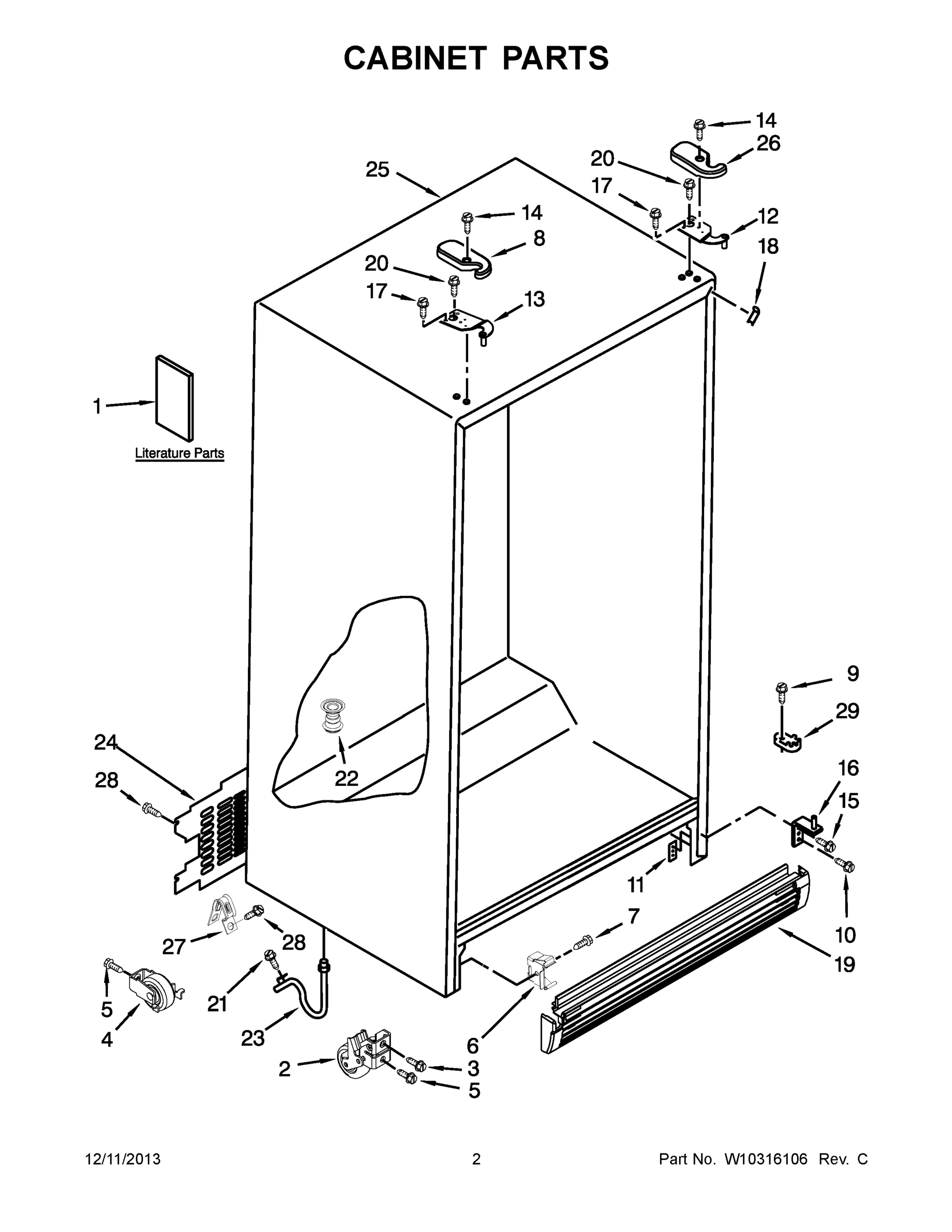 02 - CABINET PARTS