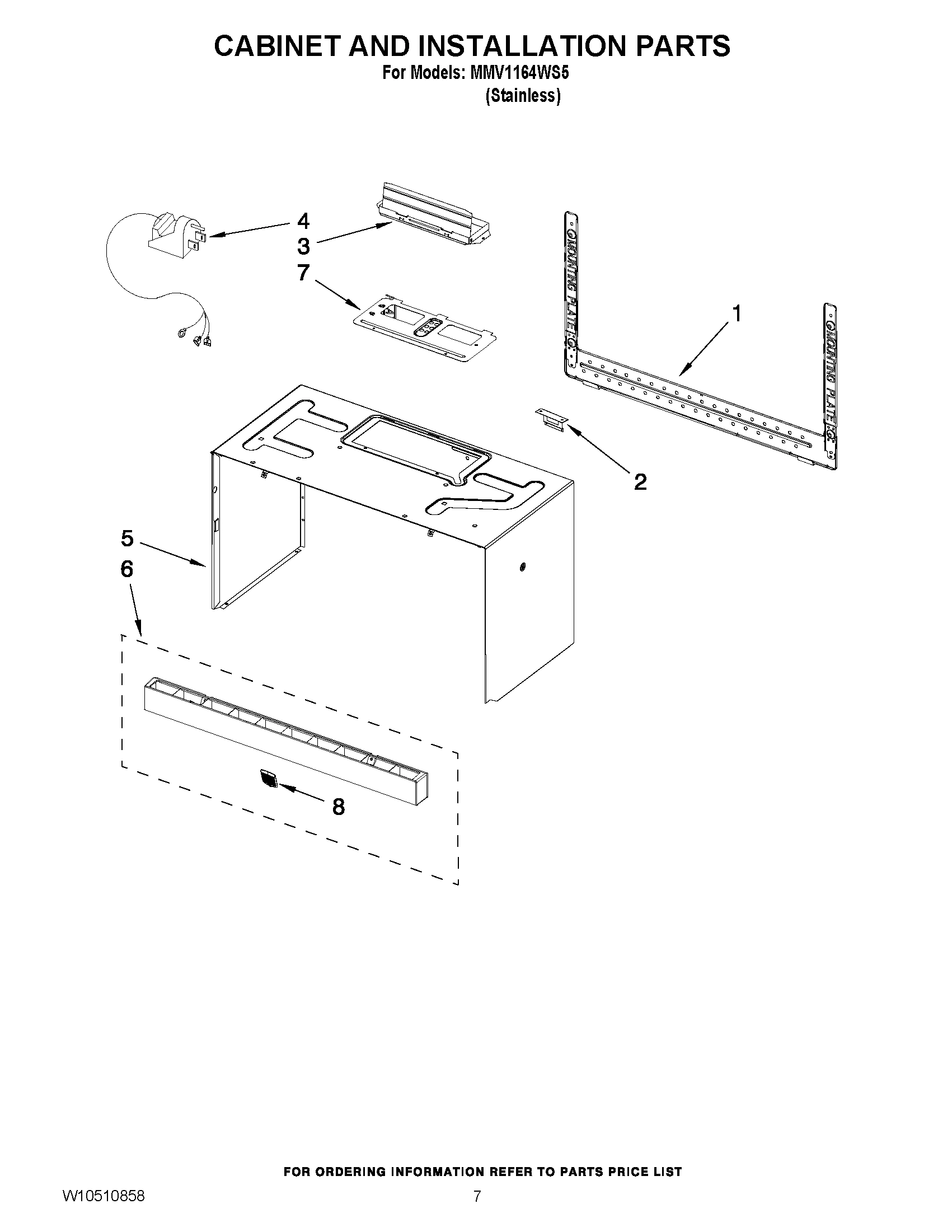 06 - CABINET AND INSTALLATION PARTS