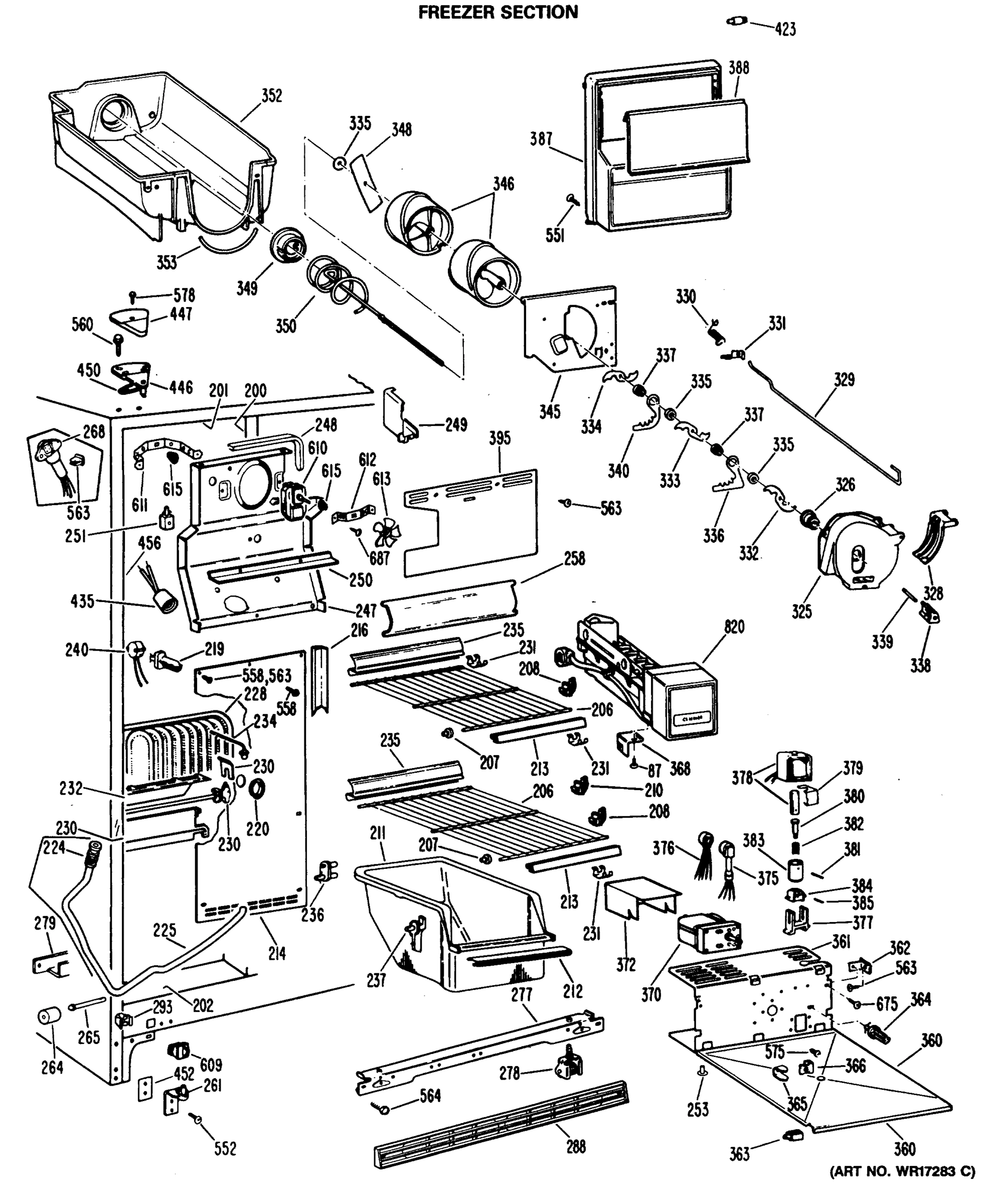 FREEZER SECTION