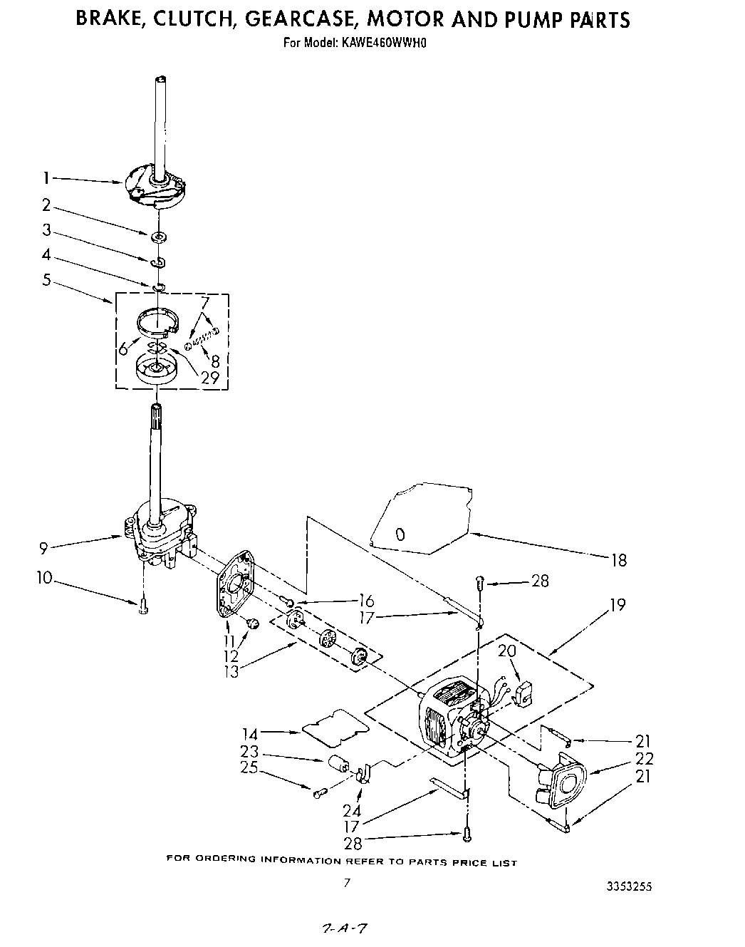 05 - BRAKE, CLUTCH, GEARCASE, MOTOR & PUMP