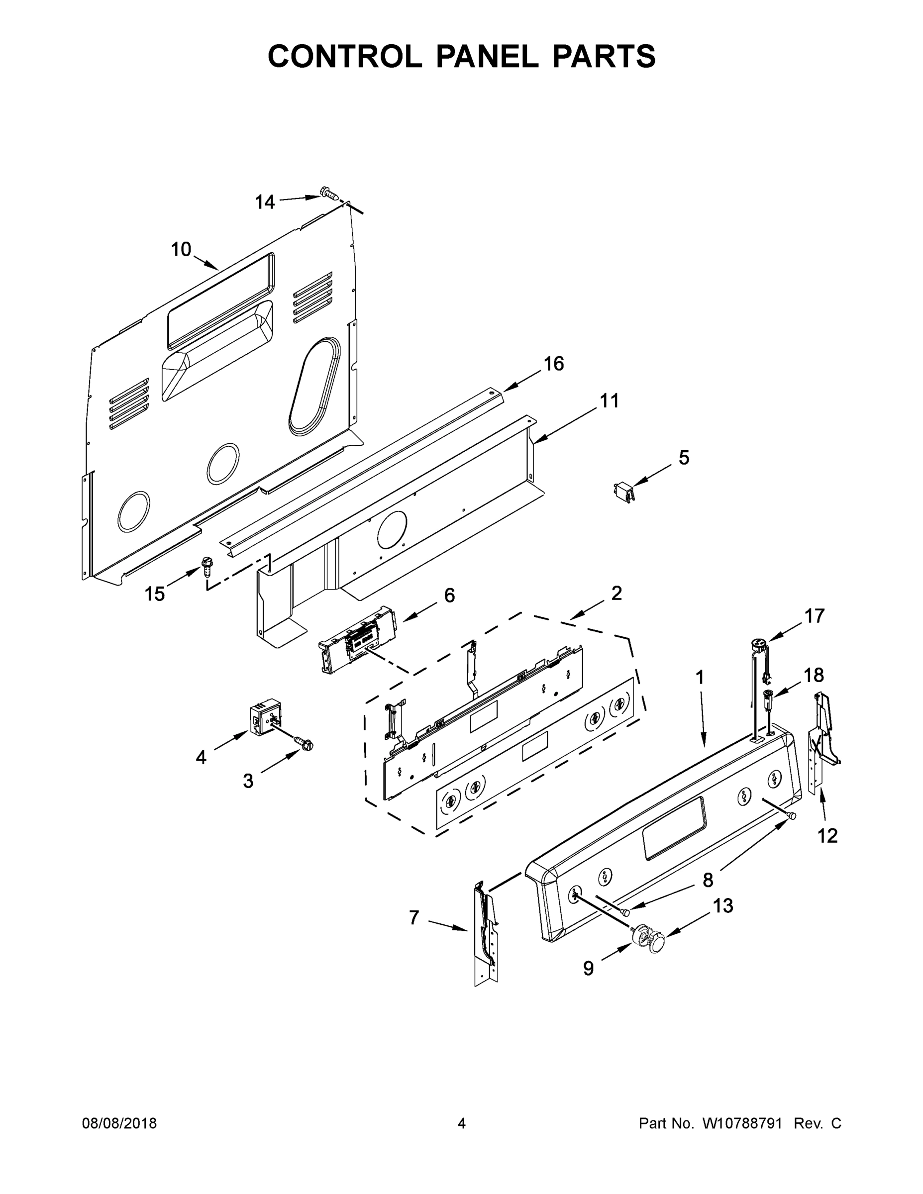 03 - CONTROL PANEL PARTS