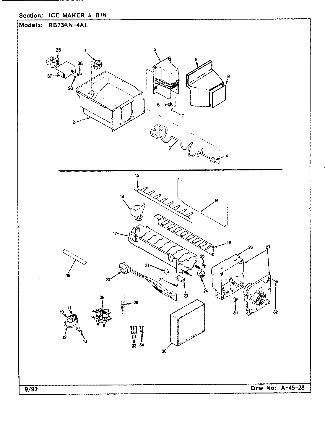 07 - ICE MAKER & BIN