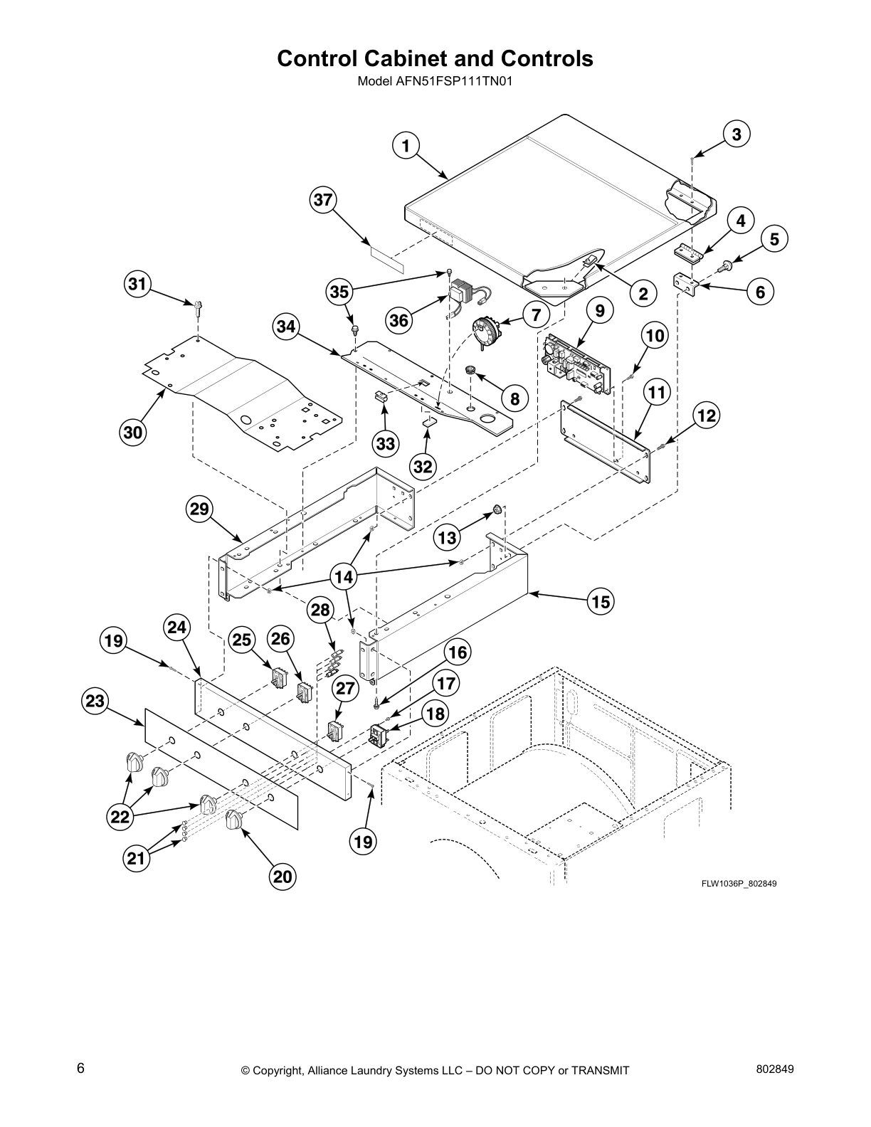 Control Cabinet and Controls