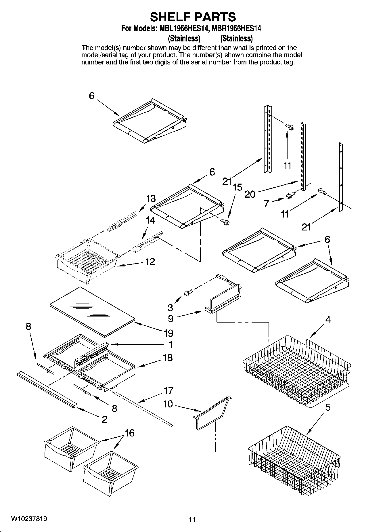 07 - SHELF PARTS