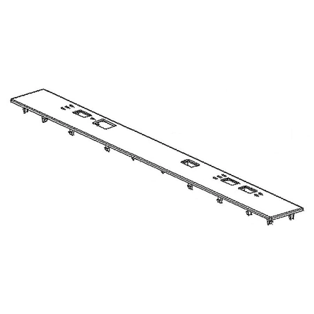 WD34X25587 GE Dishwasher UI Console Cover