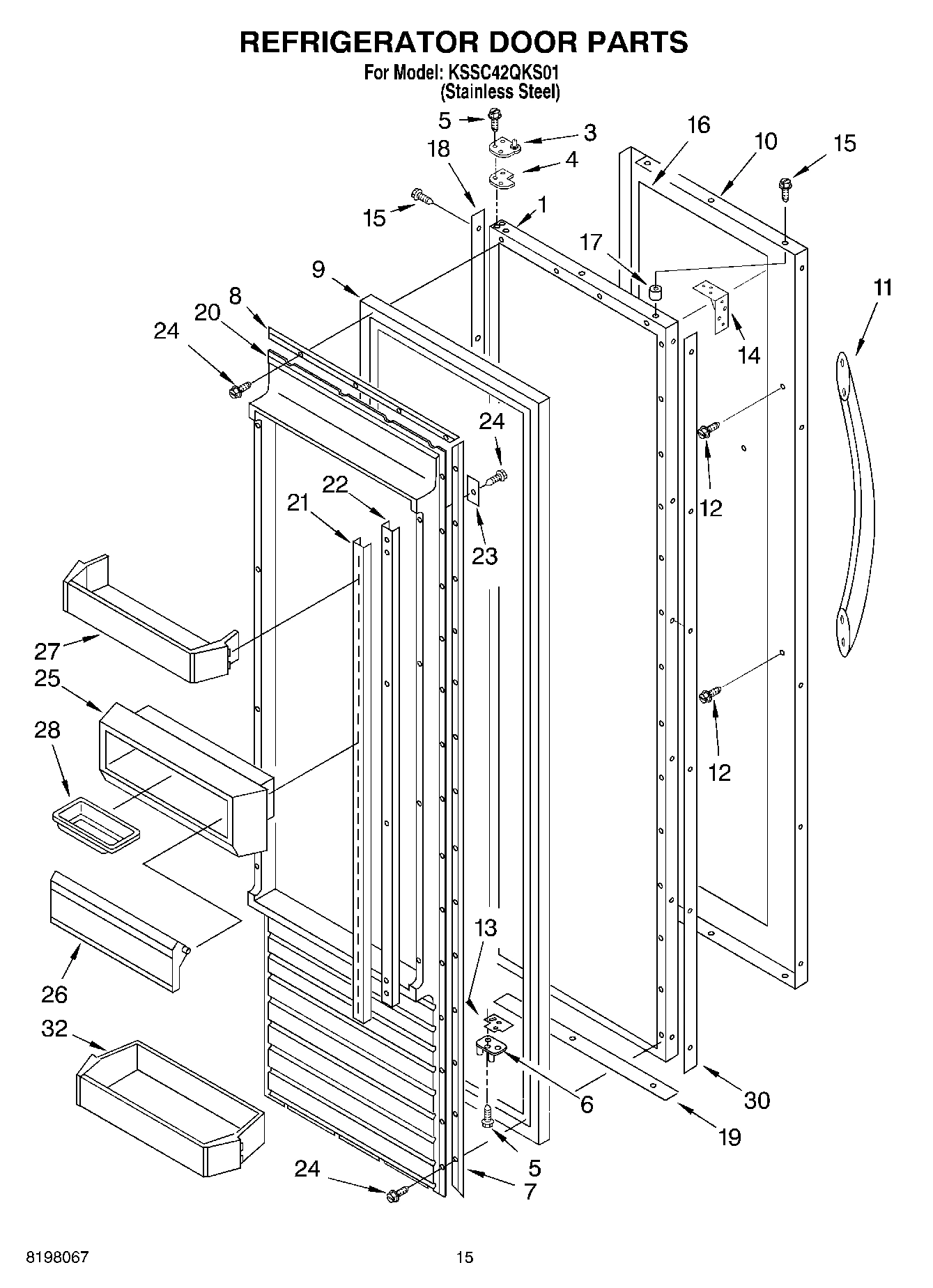 10 - REFRIGERATOR DOOR