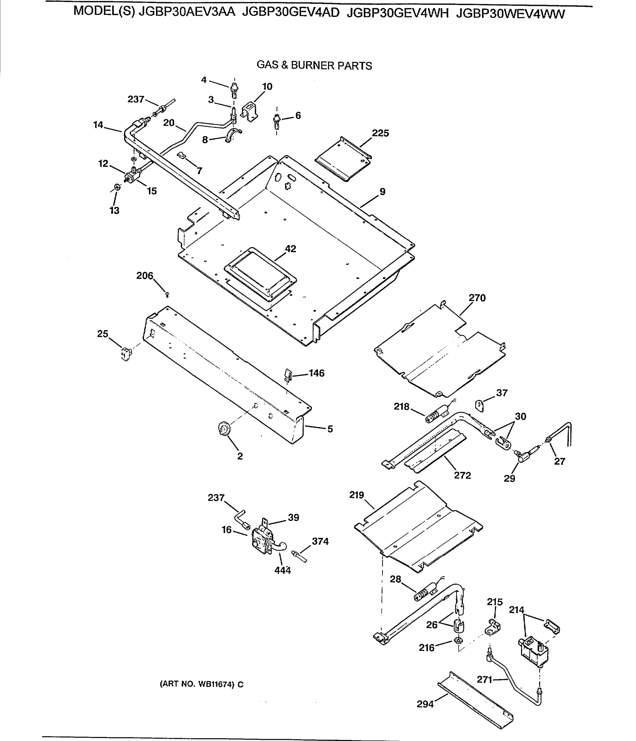 GAS & BURNER PARTS