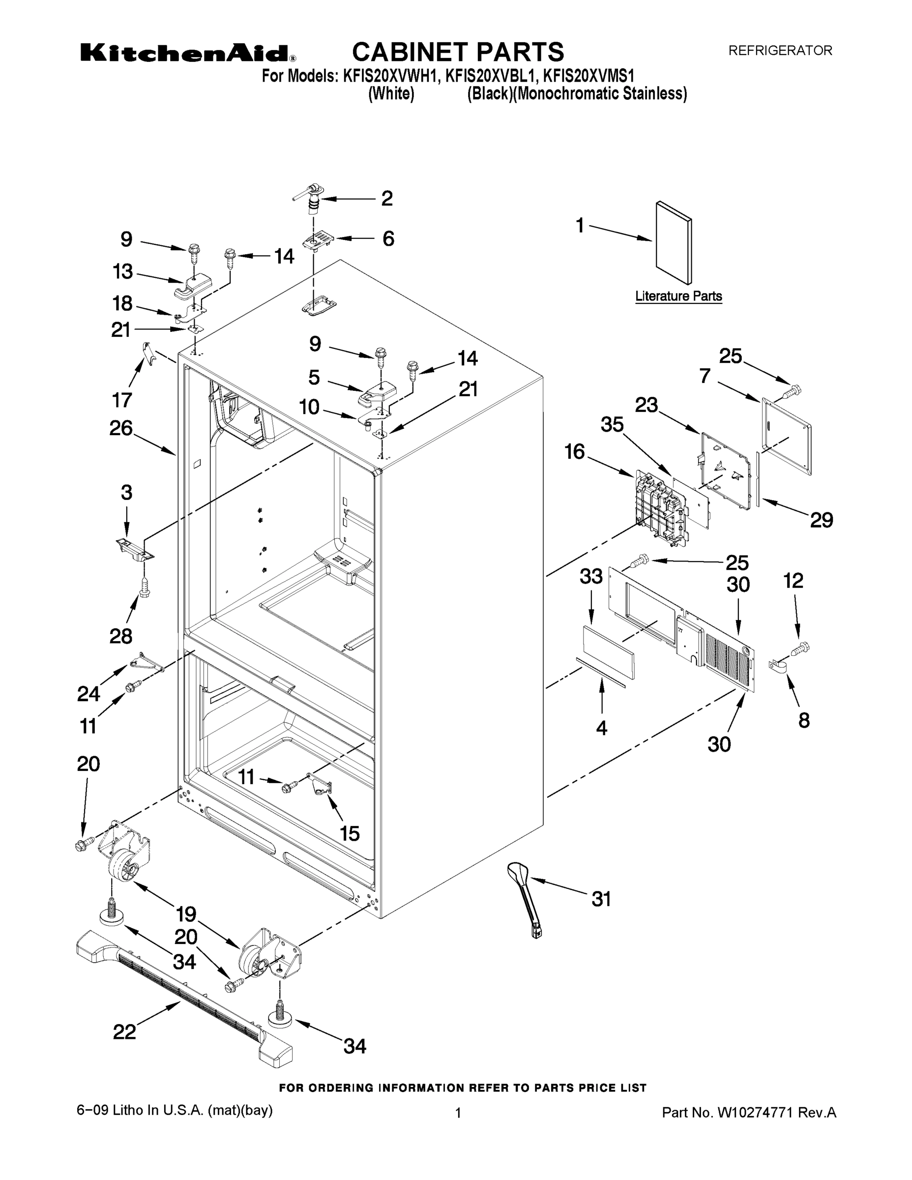 01 - CABINET PARTS