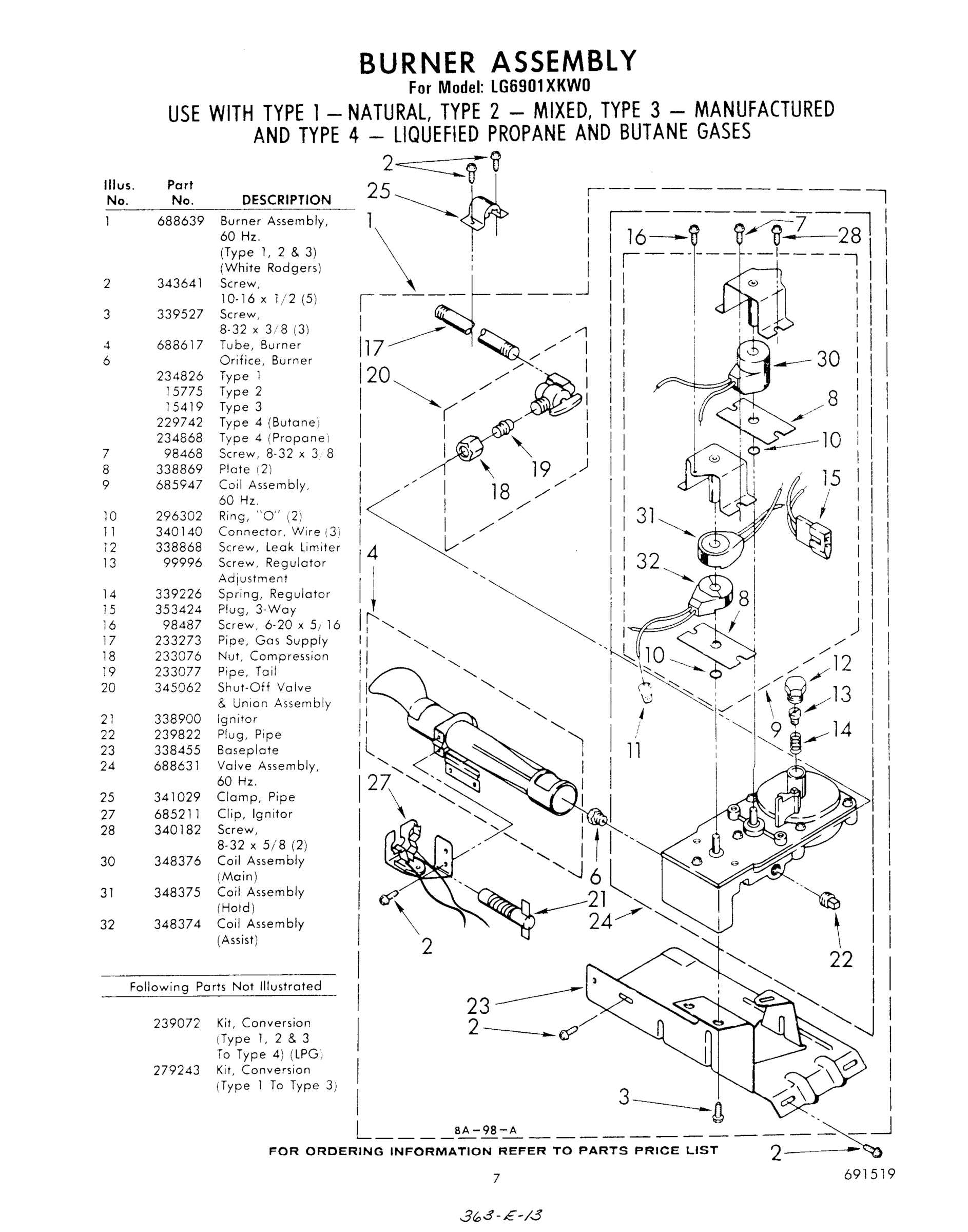 05 - 688639 BURNER