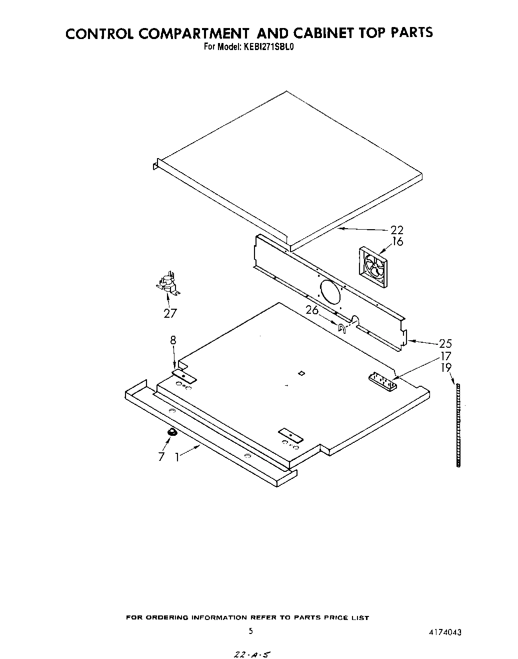 05 - CONTROL COMPARTMENT AND CABINET TOP