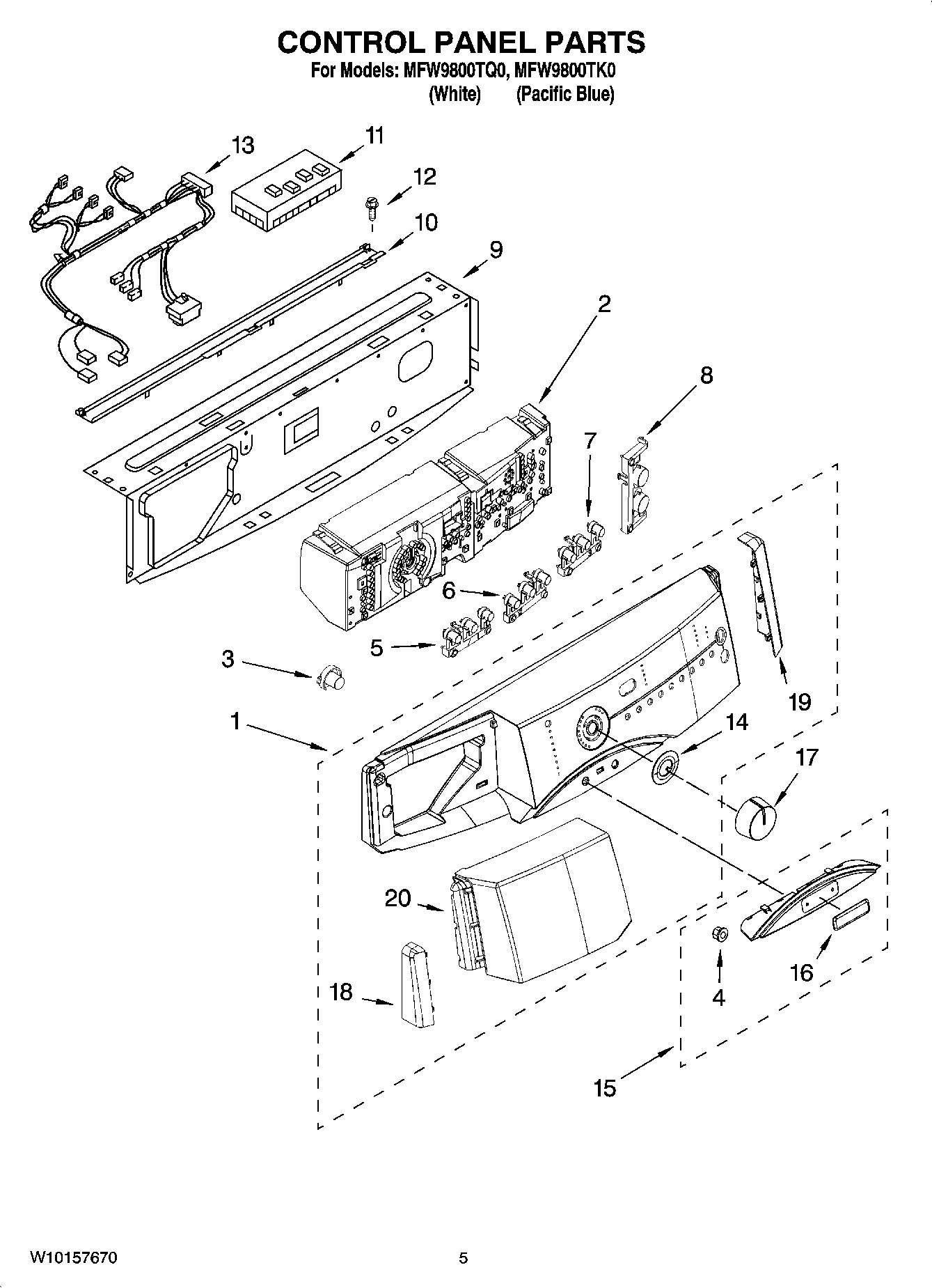 03 - CONTROL PANEL PARTS