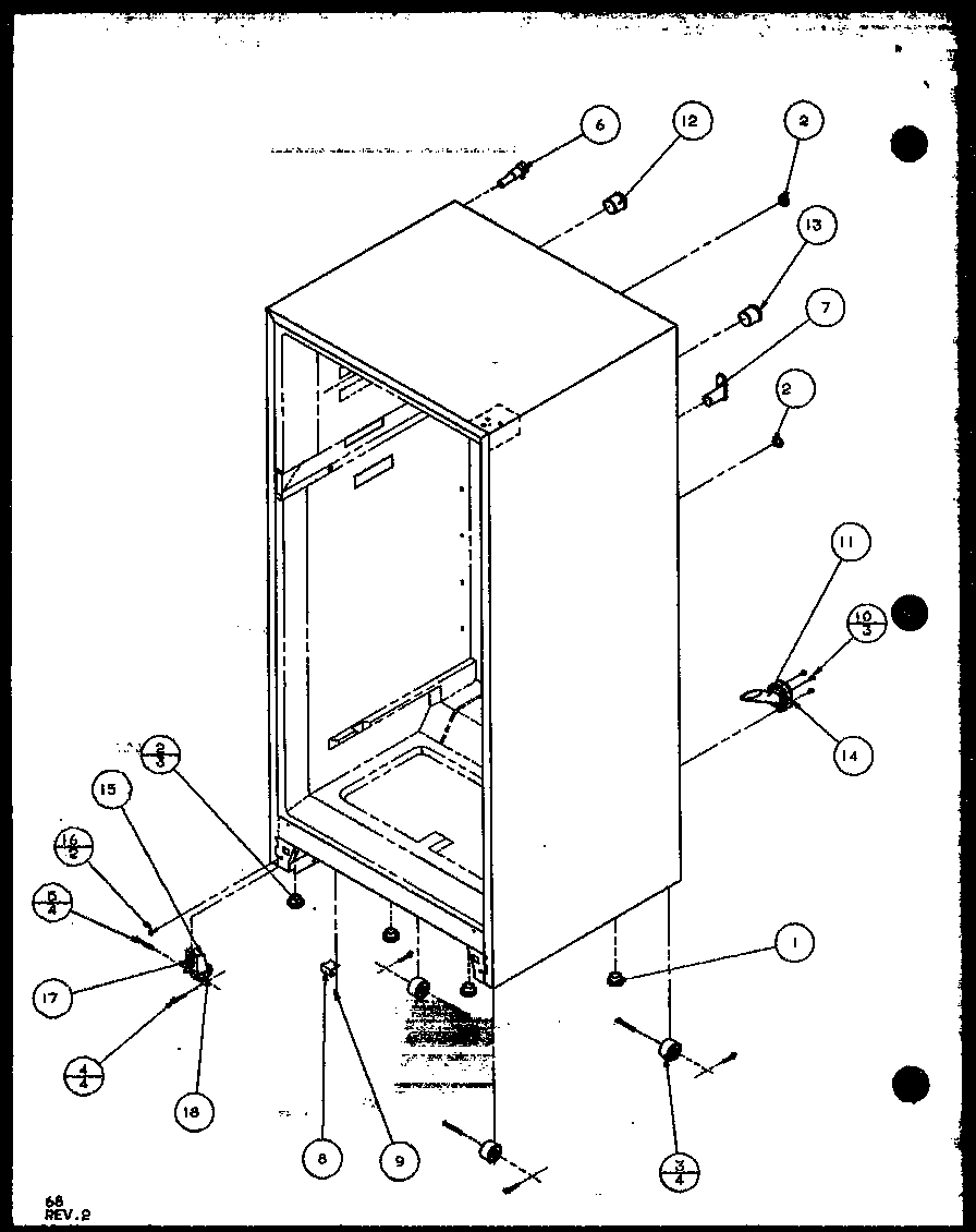 02 - CABINET BOTTOM AND BACK