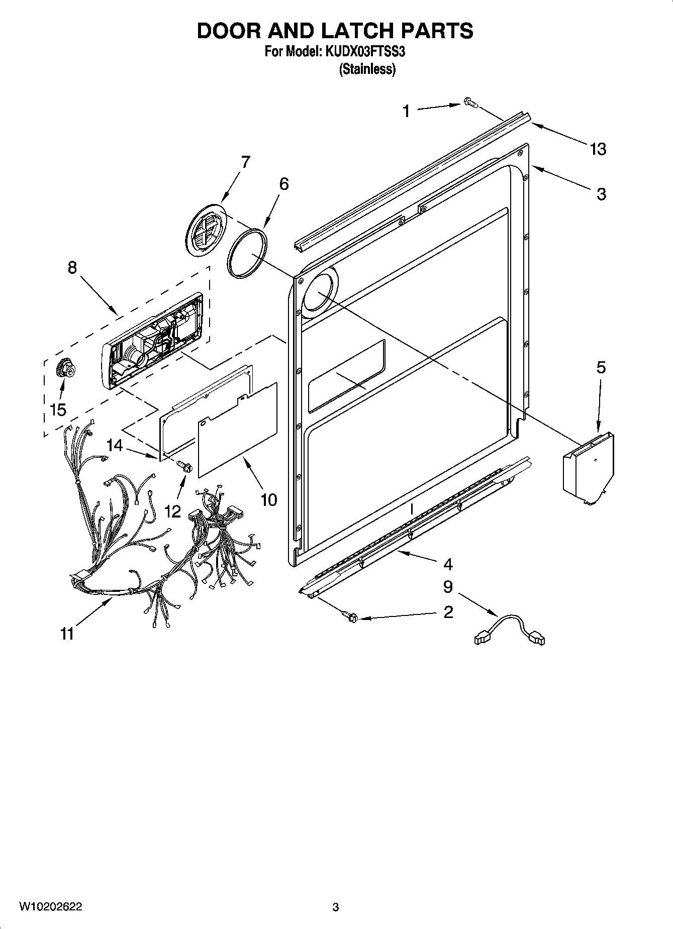 03 - DOOR AND LATCH PARTS