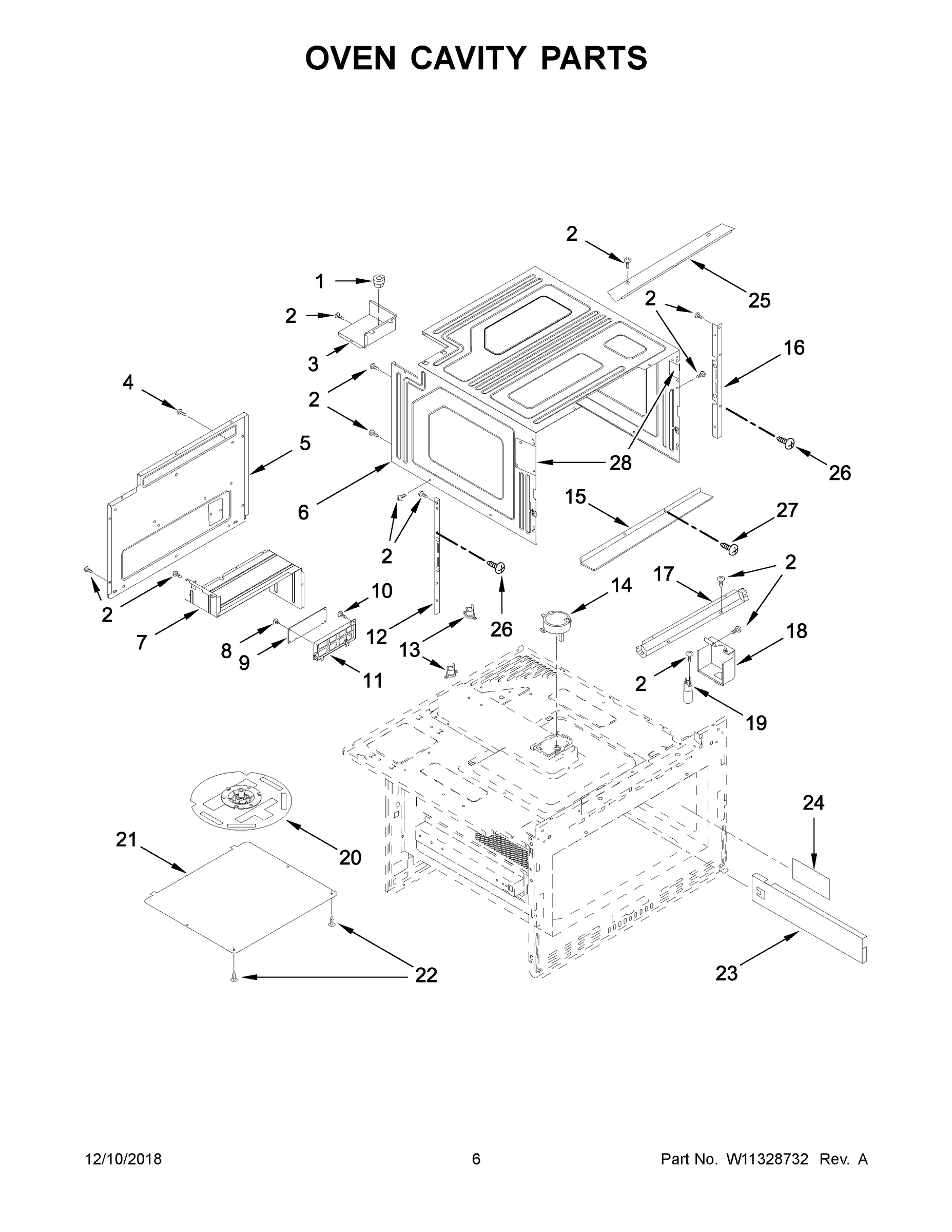 04 - OVEN CAVITY PARTS