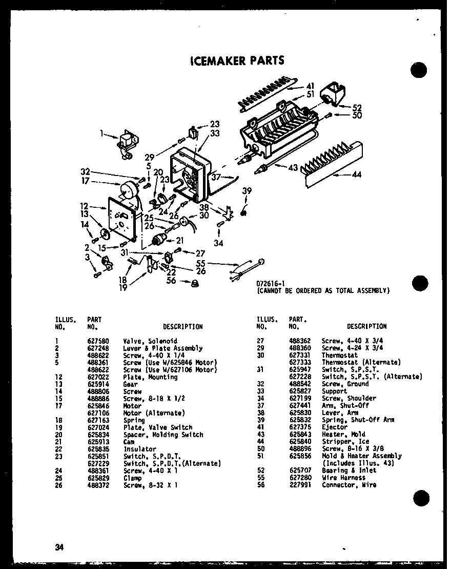 10 - ICEMAKER PARTS