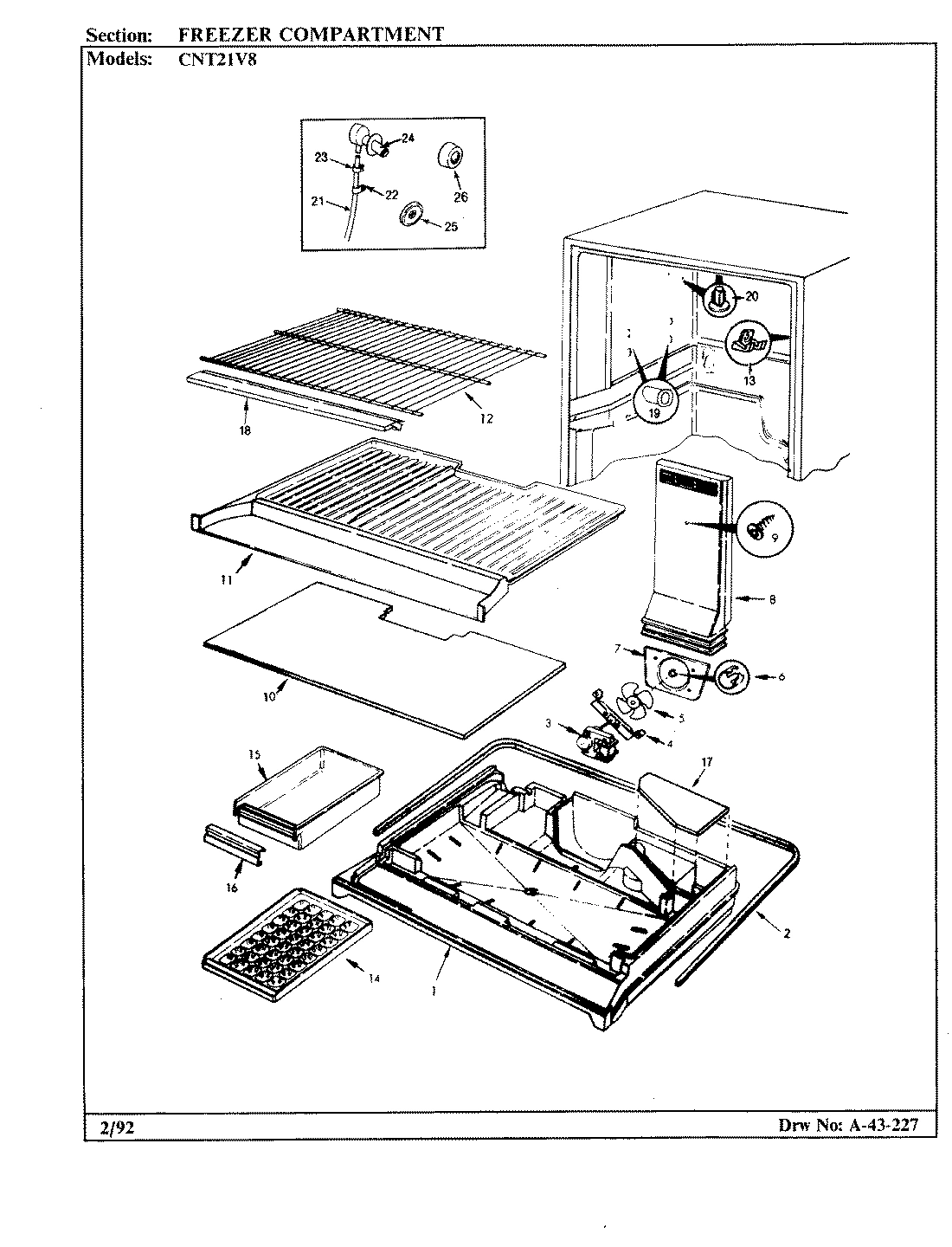 02 - FREEZER COMPARTMENT