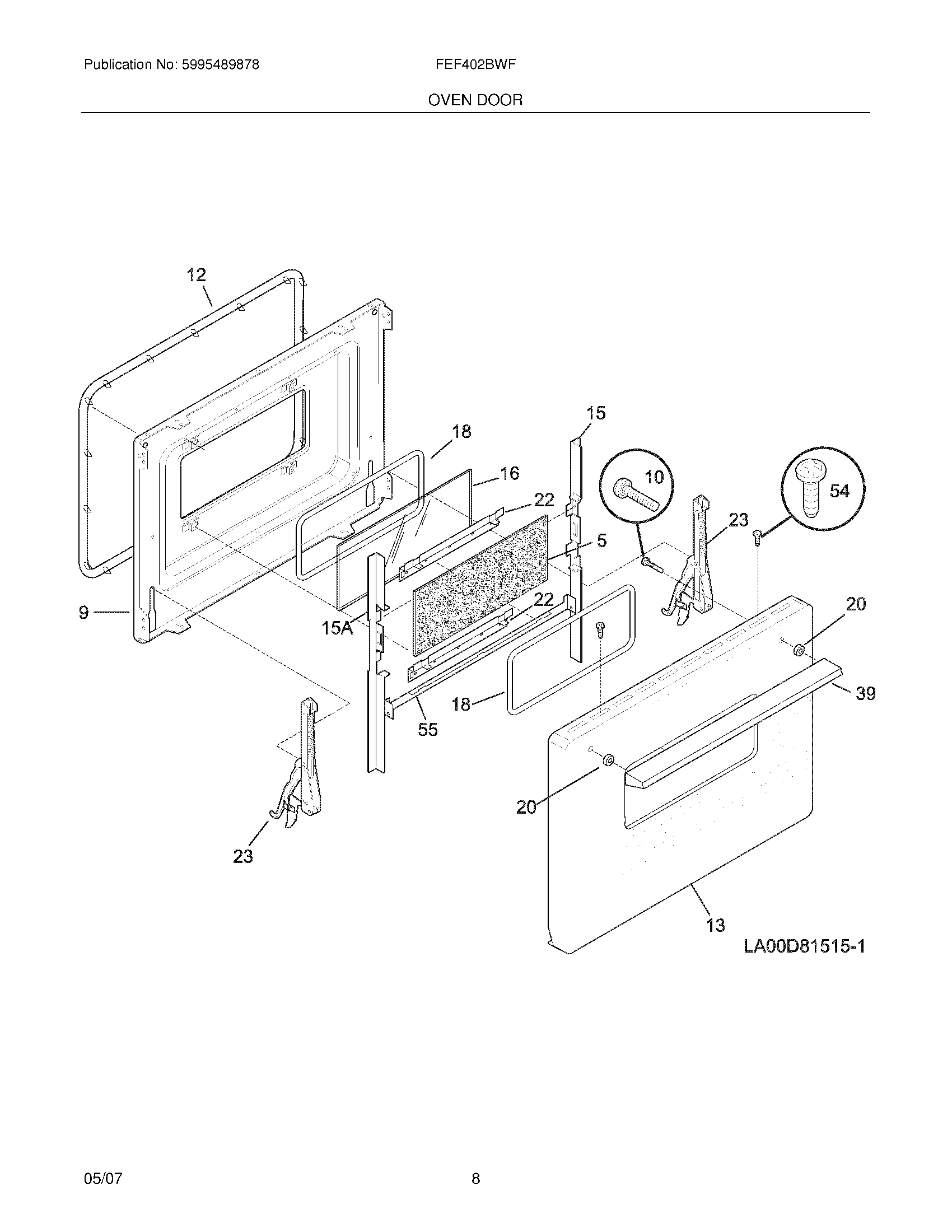 09 - OVEN DOOR