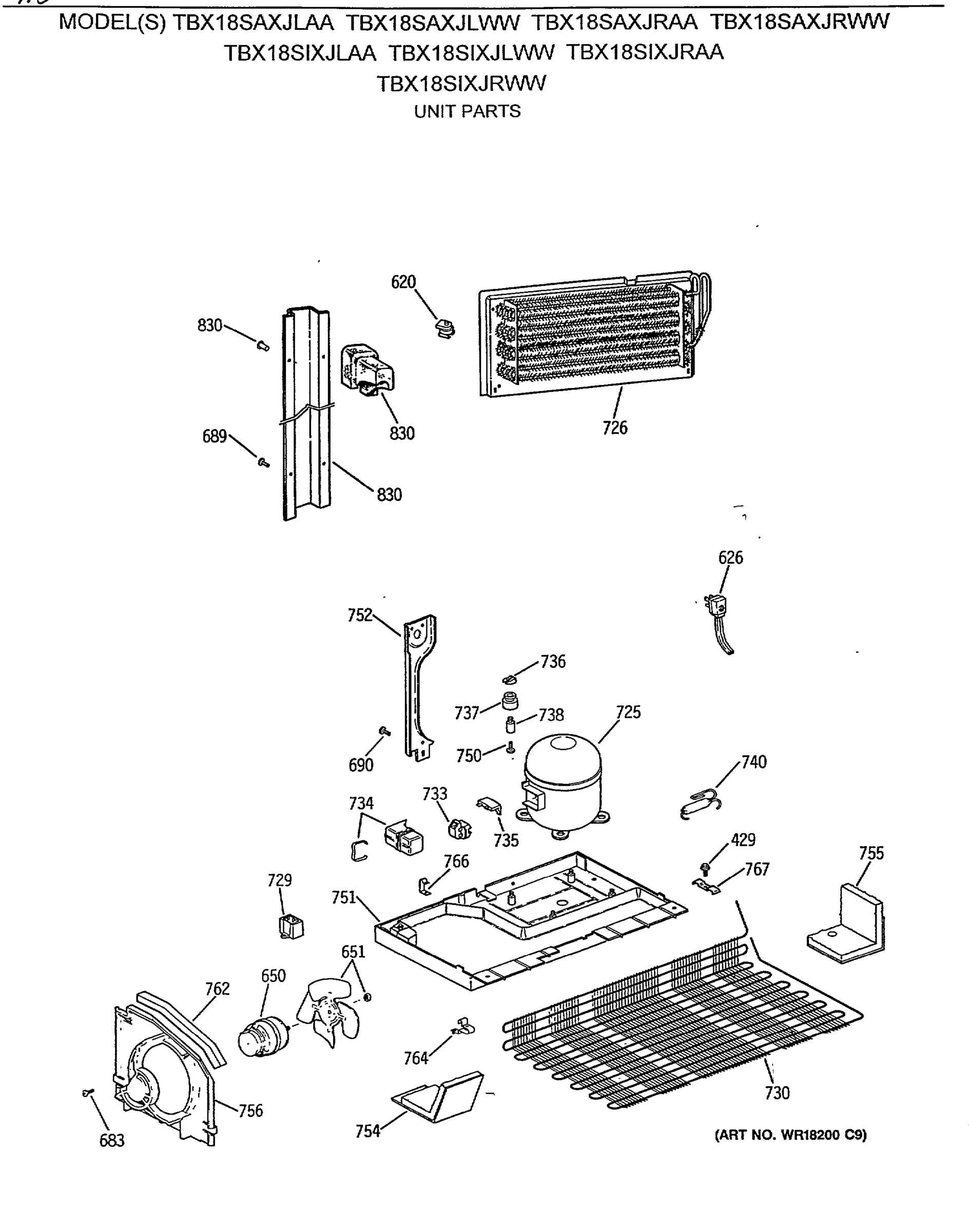 UNIT PARTS