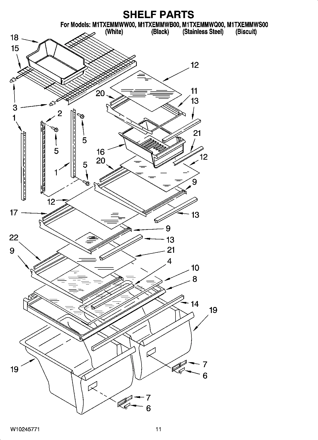 06 - SHELF PARTS, OPTIONAL PARTS