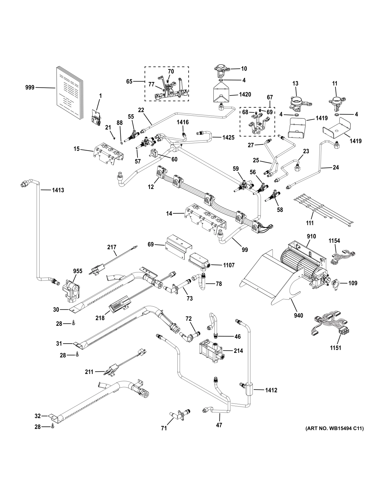 GAS & BURNER PARTS