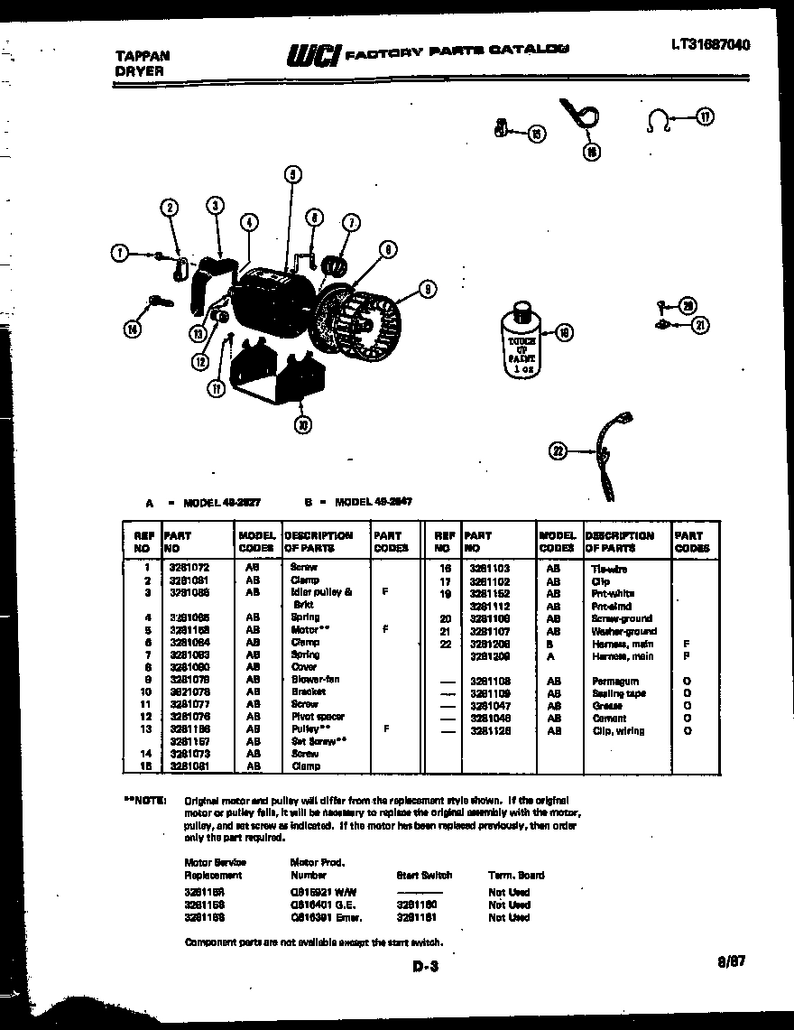 06 - MOTOR AND BLOWER
