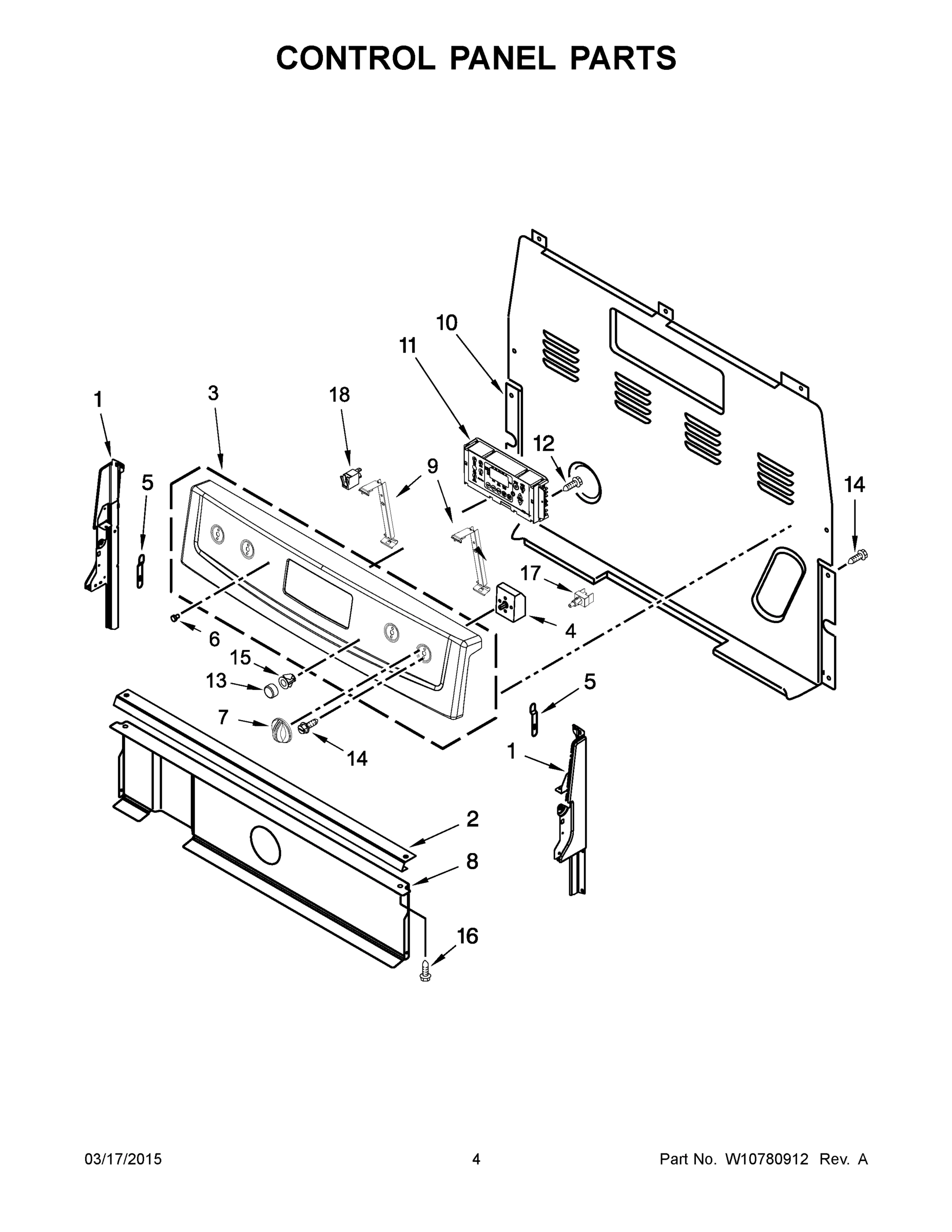 03 - CONTROL PANEL PARTS