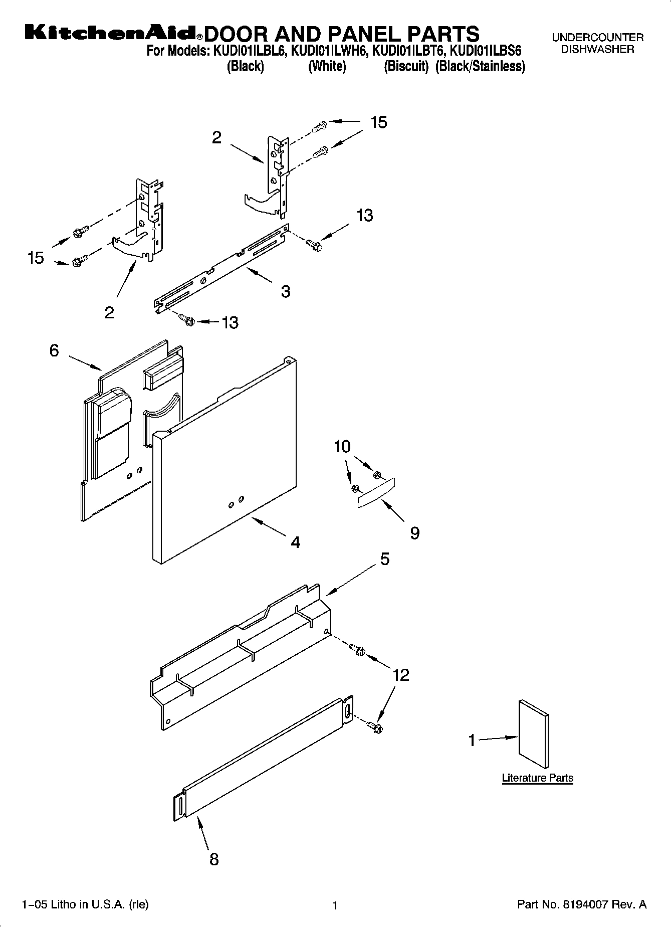 01 - DOOR AND PANEL PARTS
