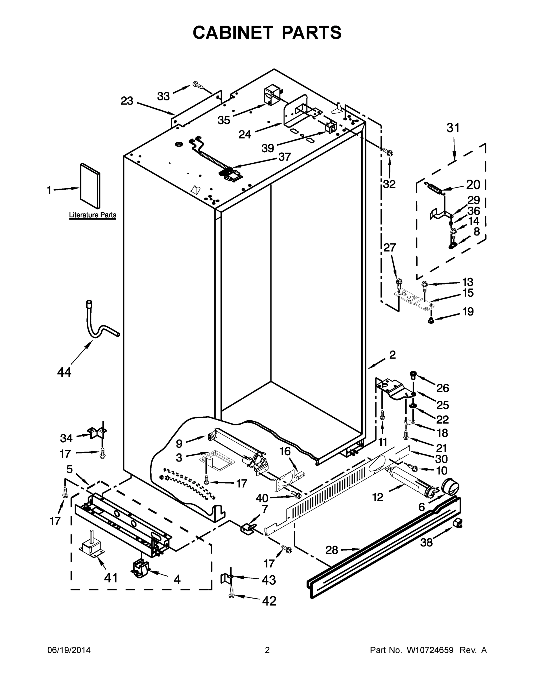 02 - CABINET PARTS