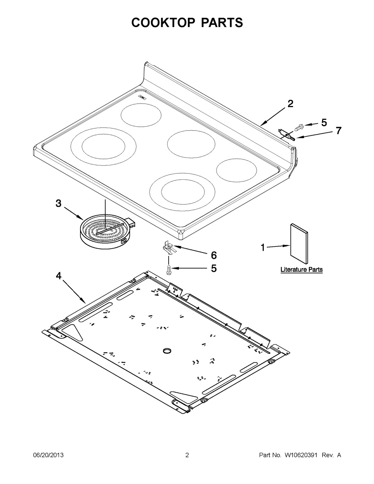 01 - COOKTOP PARTS