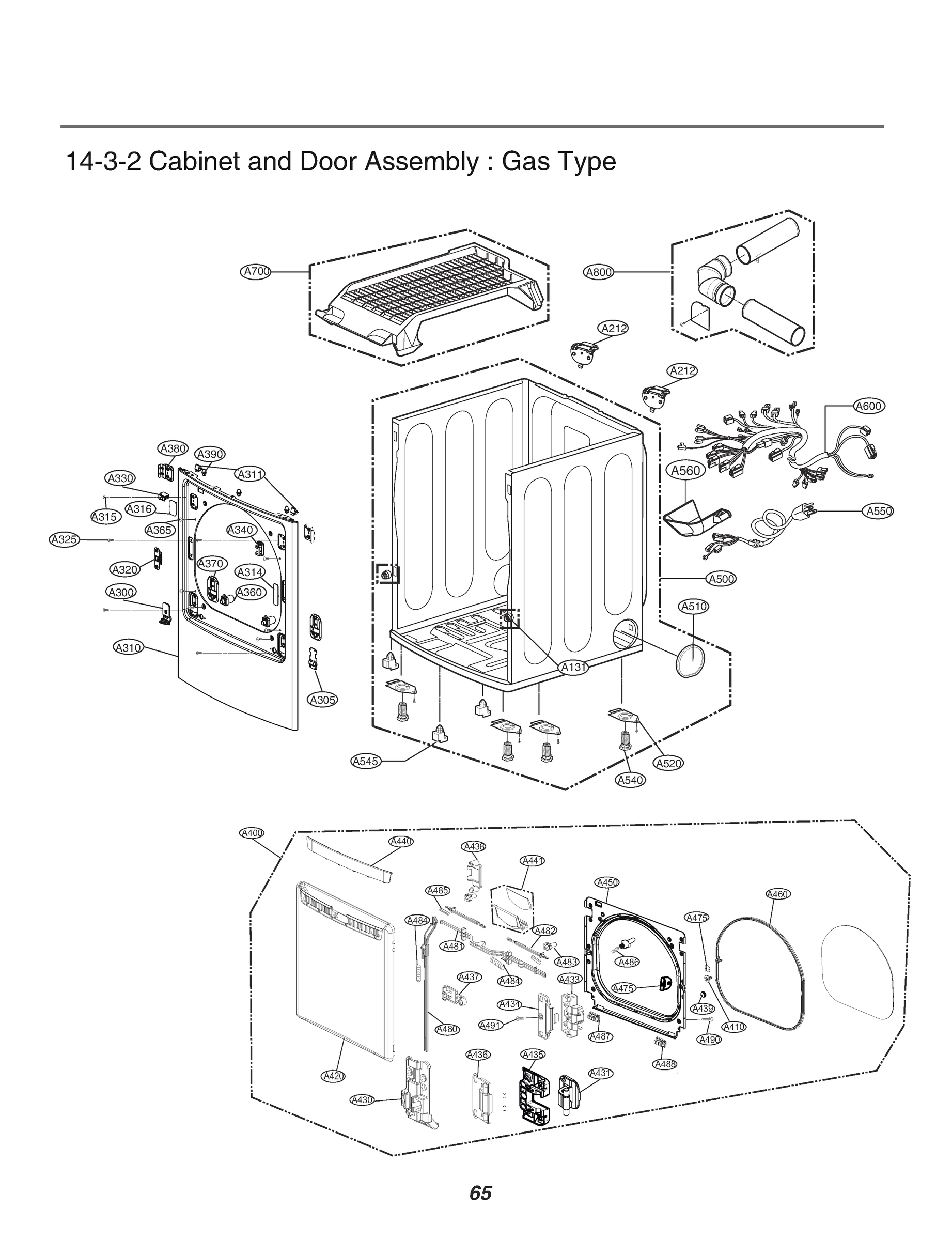 CABINET AND DOOR ASSEMBLY