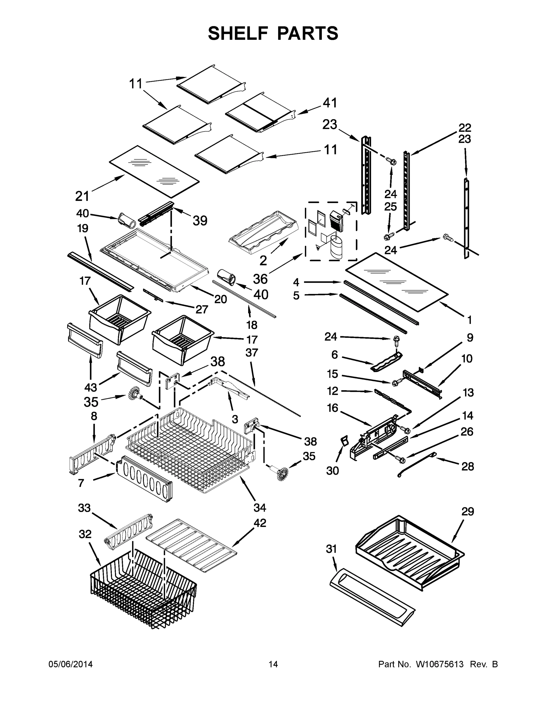 08 - SHELF PARTS
