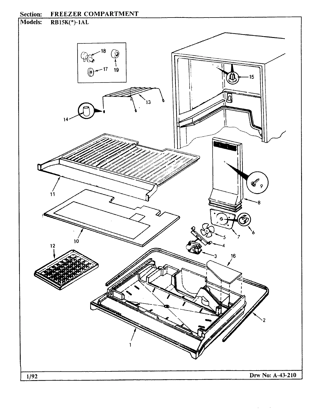 01 - FREEZER COMPARTMENT