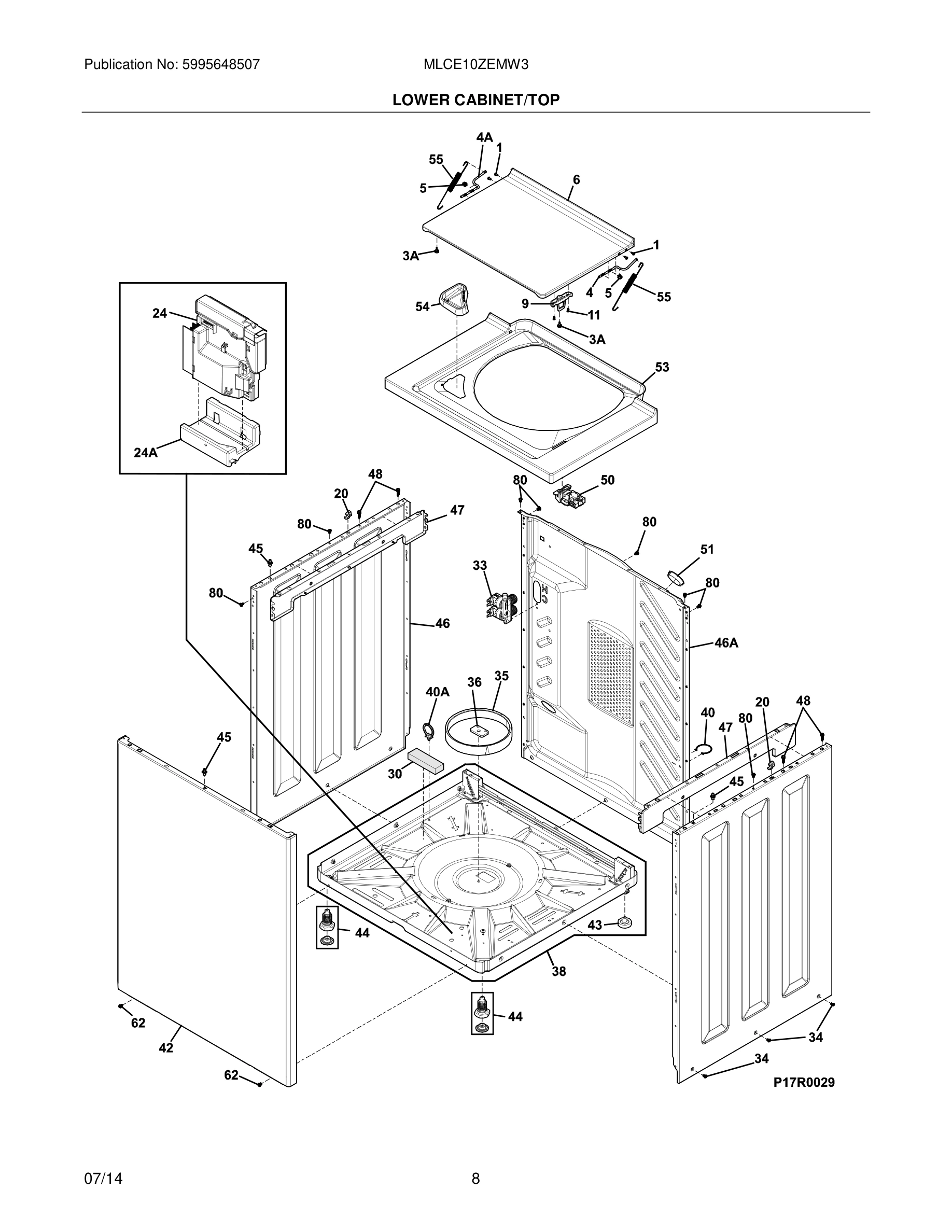 09 - LOWER CABINET/TOP